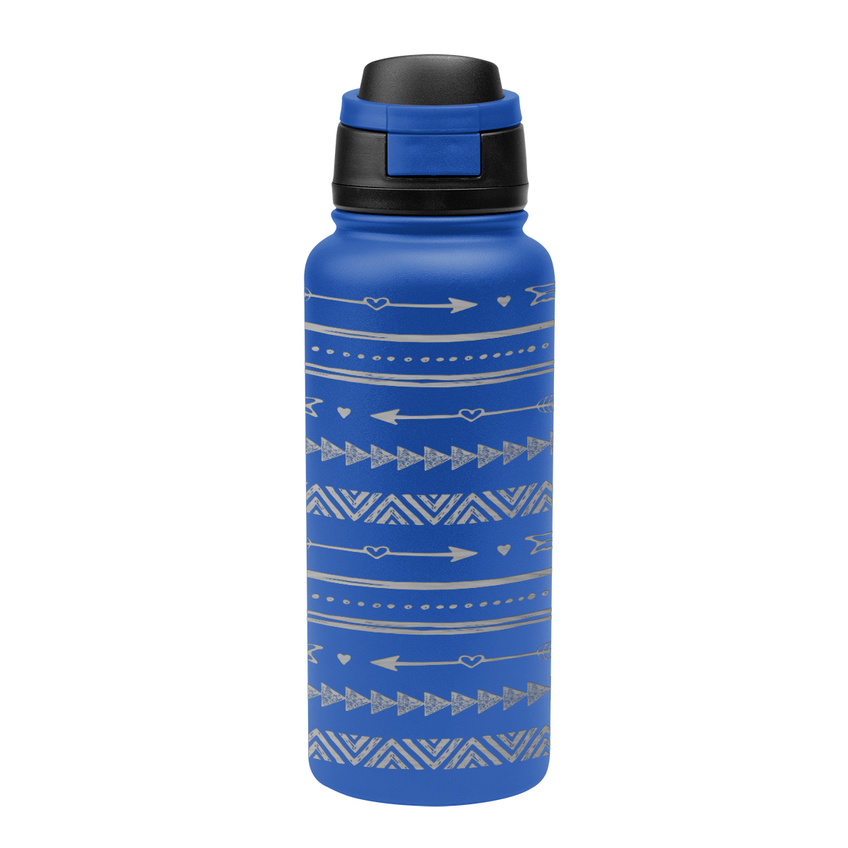 Full Laser Pop Sip Recycled Stainless Steel Bottle - 32 Oz. Product Image