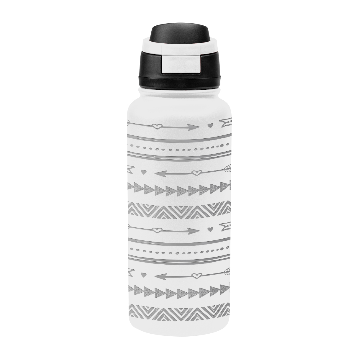 Full Laser Pop Sip Recycled Stainless Steel Bottle - 32 Oz. Product Image