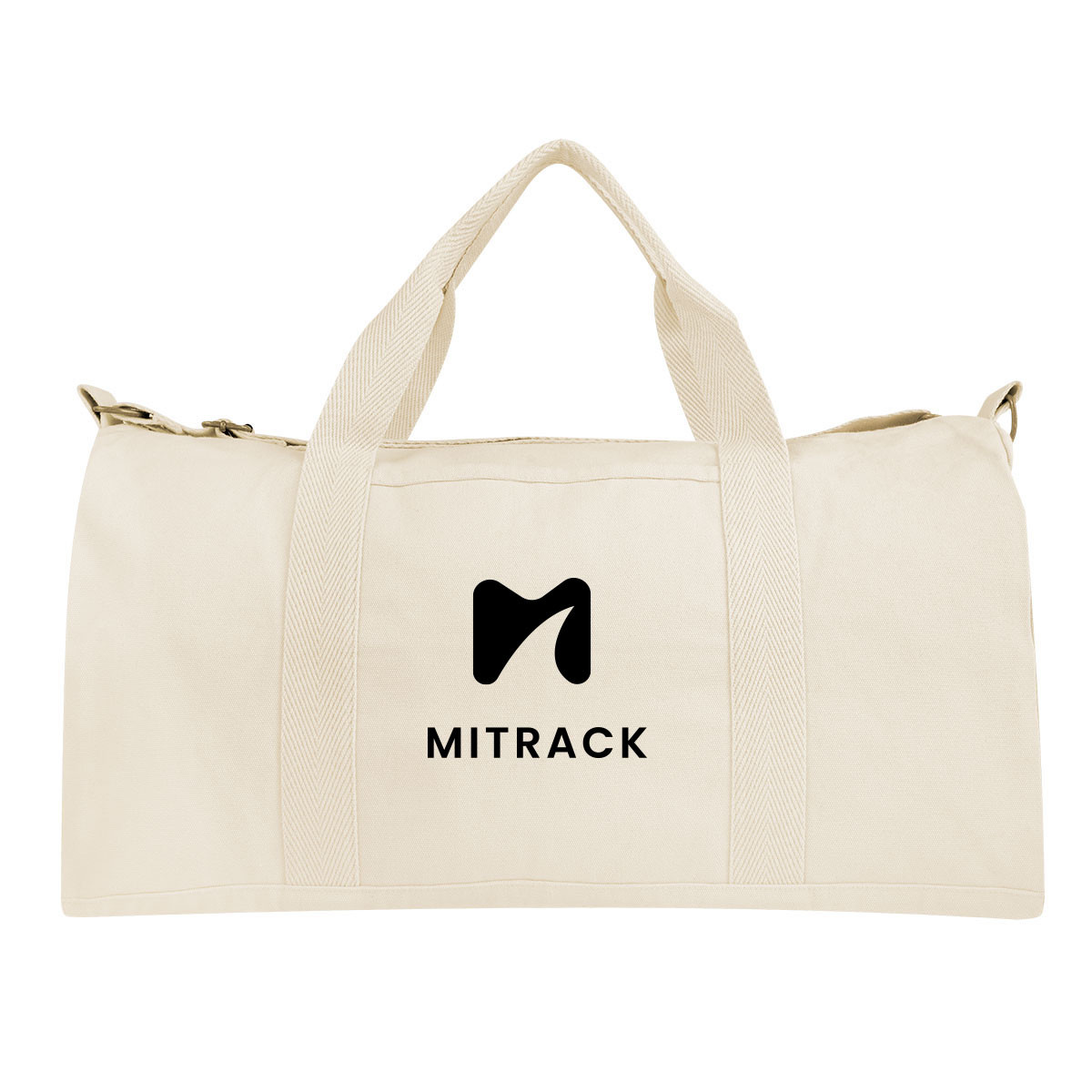 Aware™ 14 Oz. Recycled Cotton Flat Bottom Duffel Bag Product Image