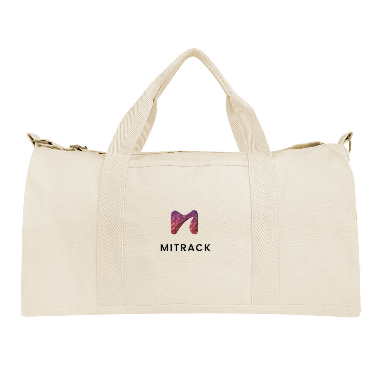 Aware™ 14 Oz. Recycled Cotton Flat Bottom Duffel Bag Product Image