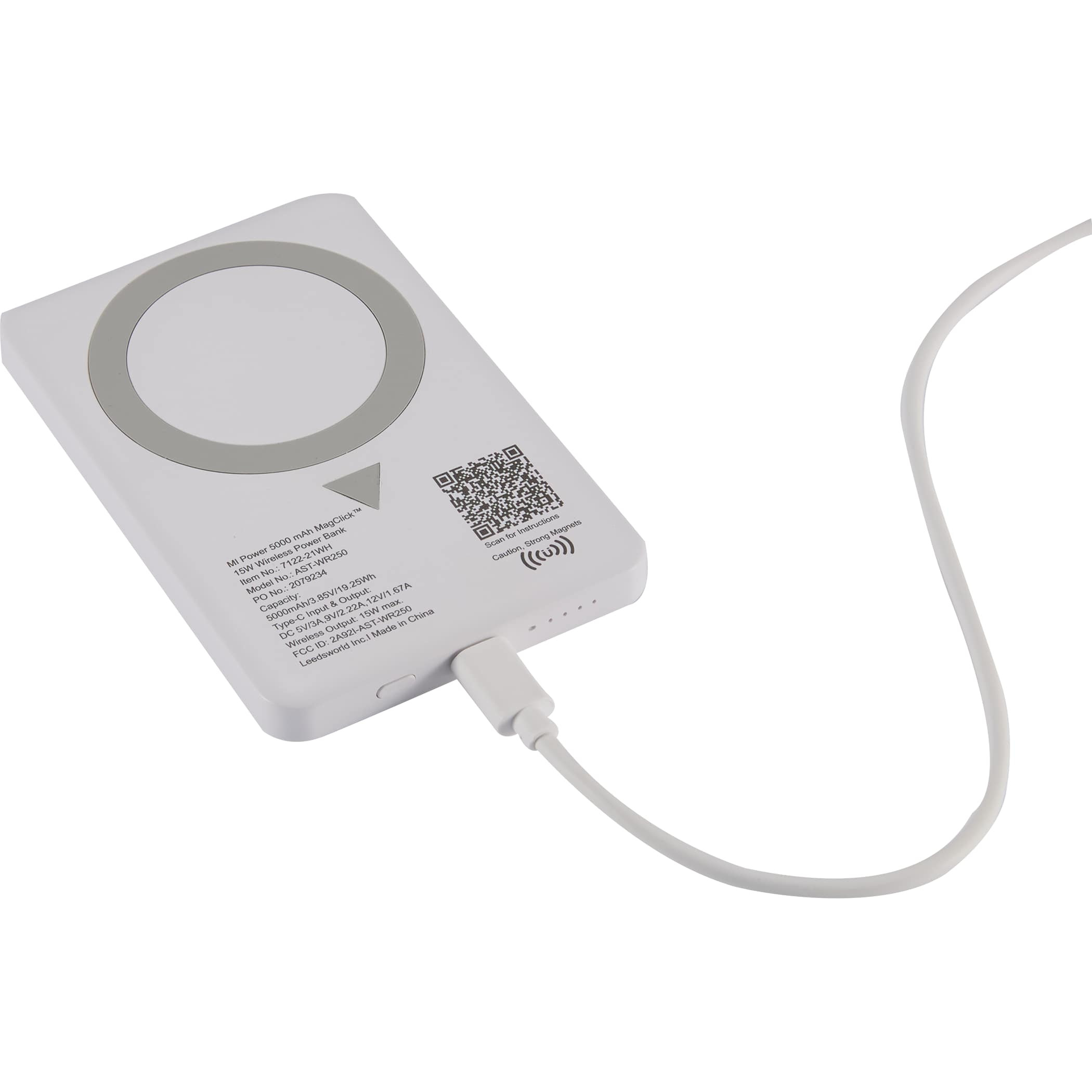 MI Power 5000 mAh MagClick™ 15W Wireless Power Bank Product Image