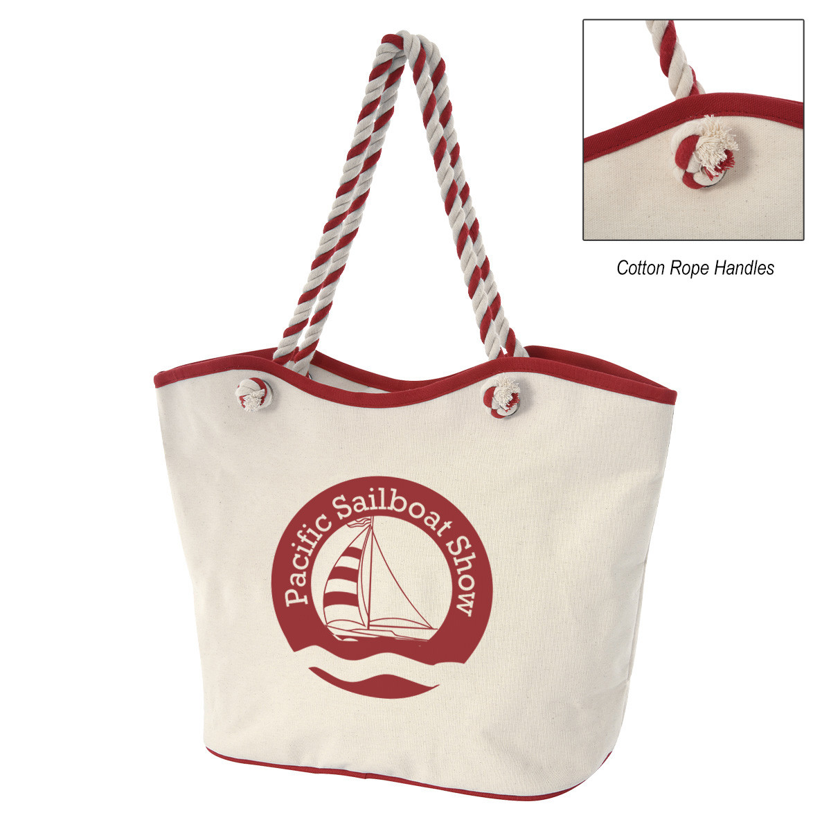 Maui 8 Oz. Laminated Cotton Tote Bag Product Image