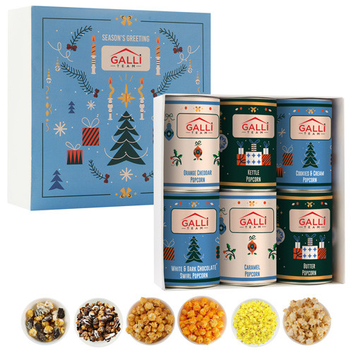 6 Way 4" Tube Crave Popcorn Collection Product Image