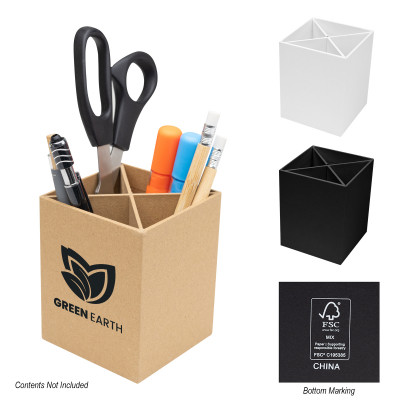4 Compartment Pen & Pencil Cup Product Image