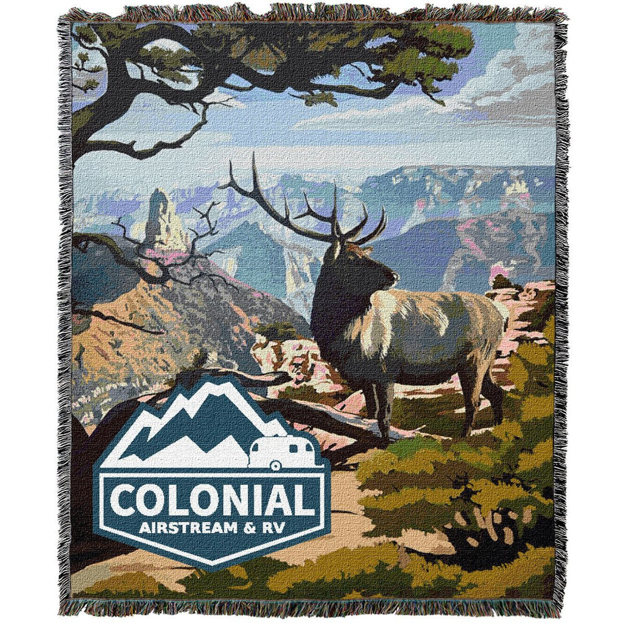 Blue Mill Weavers USA-Made Woven Blanket Product Image