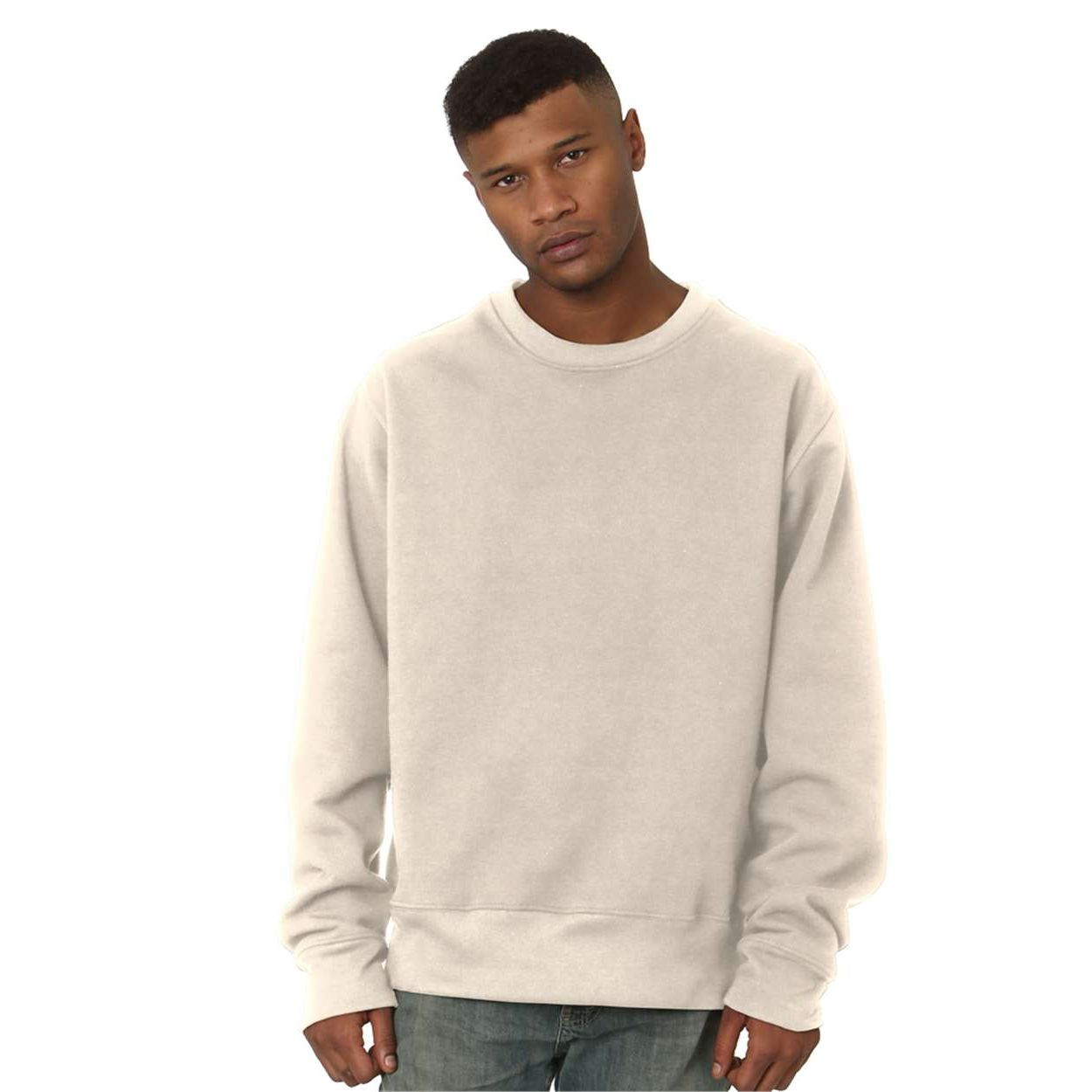 Bayside Unisex USA-Made Super Heavy Oversized Crewneck Sweatshirt Product Image