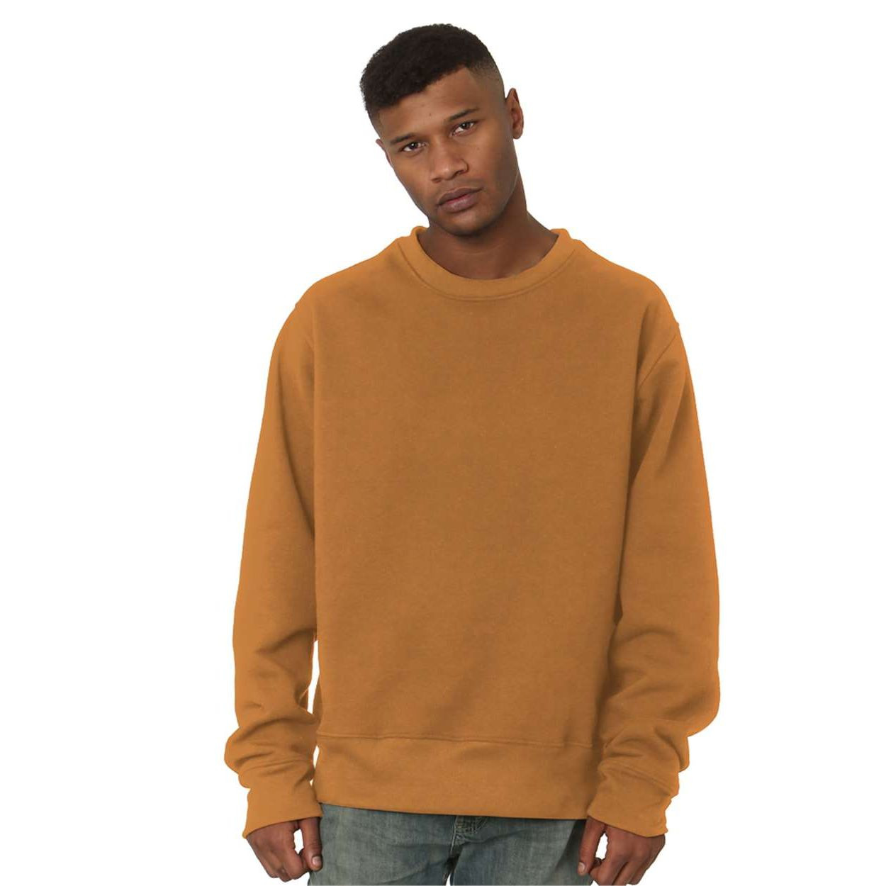 Bayside Unisex USA-Made Super Heavy Oversized Crewneck Sweatshirt Product Image