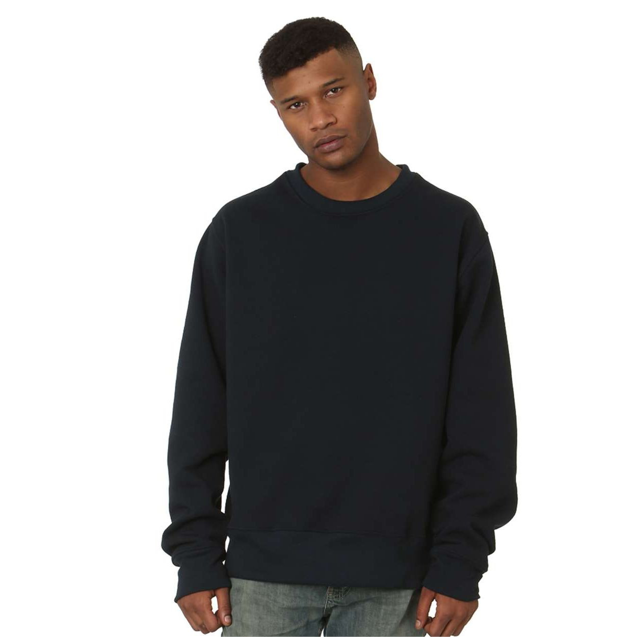 Bayside Unisex USA-Made Super Heavy Oversized Crewneck Sweatshirt Product Image