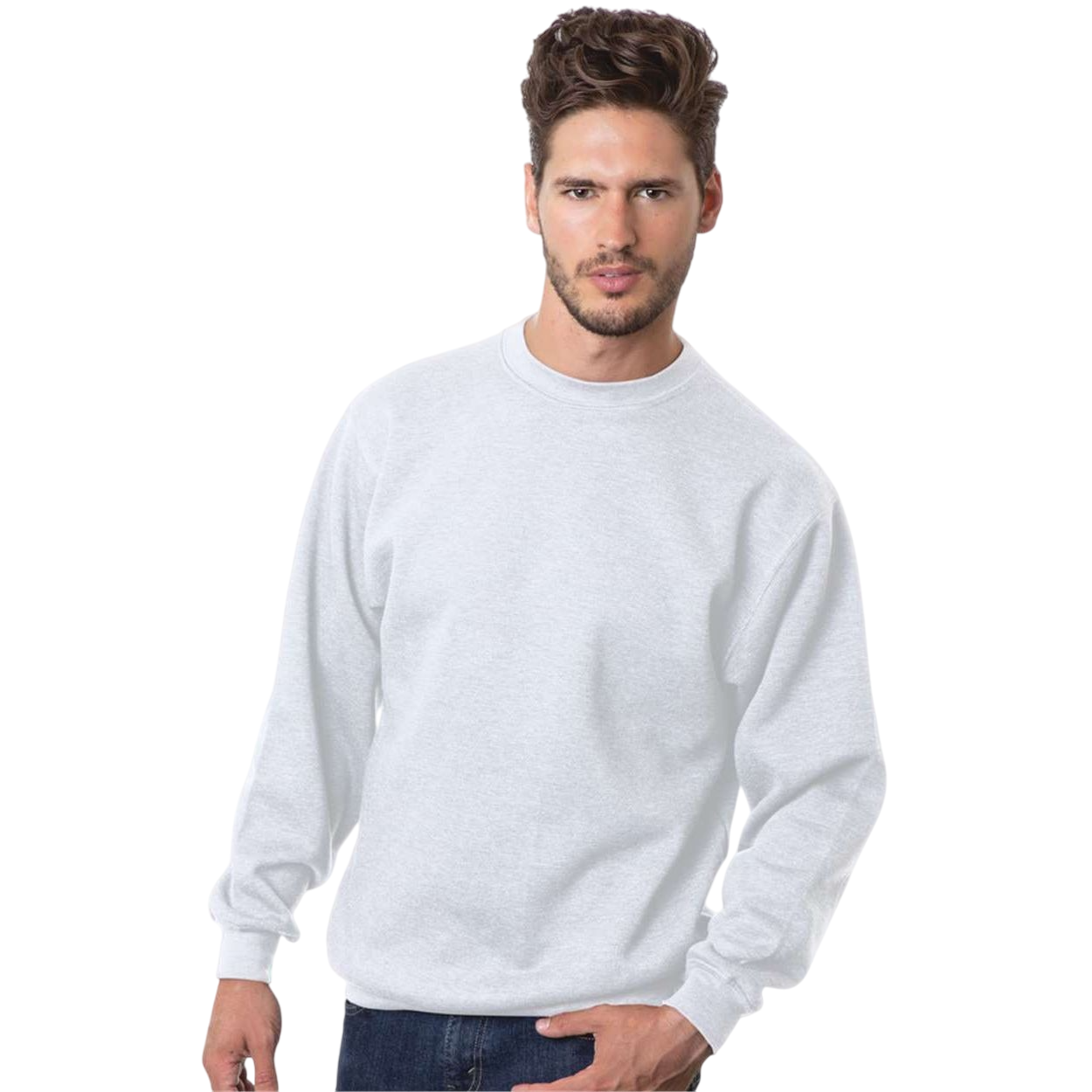 Bayside Unisex USA-Made Crewneck Sweatshirt Product Image