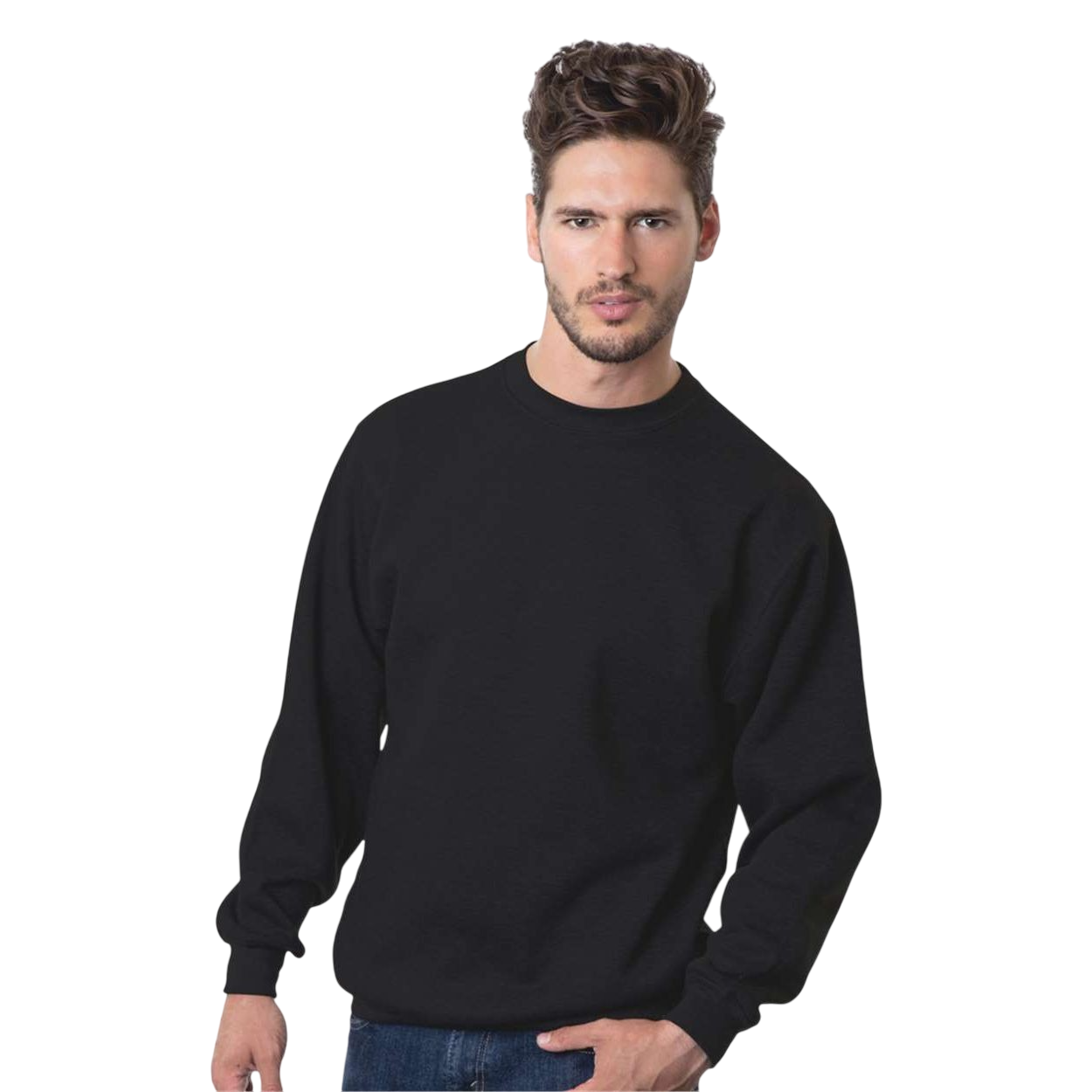 Bayside Unisex USA-Made Crewneck Sweatshirt Product Image
