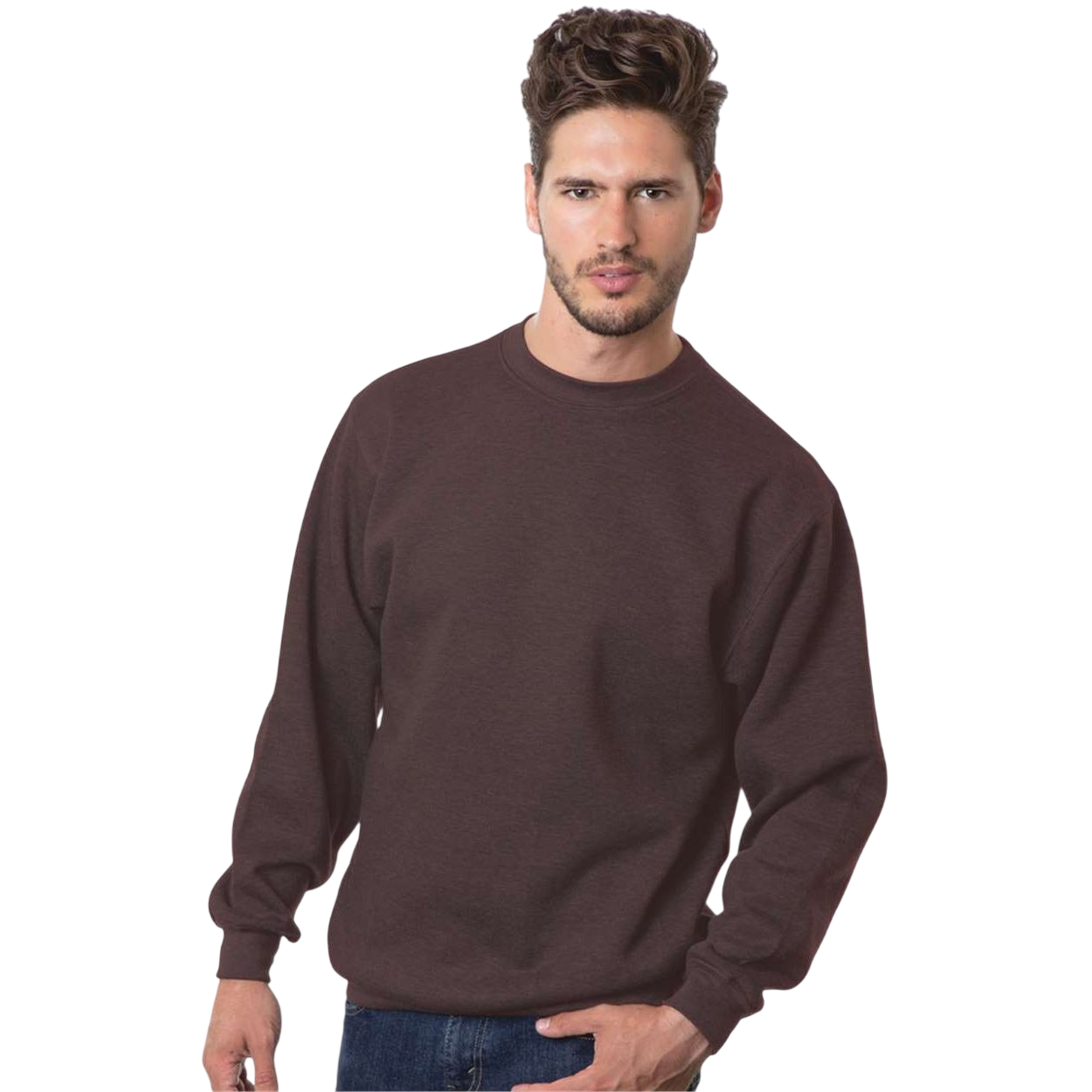 Bayside Unisex USA-Made Crewneck Sweatshirt Product Image