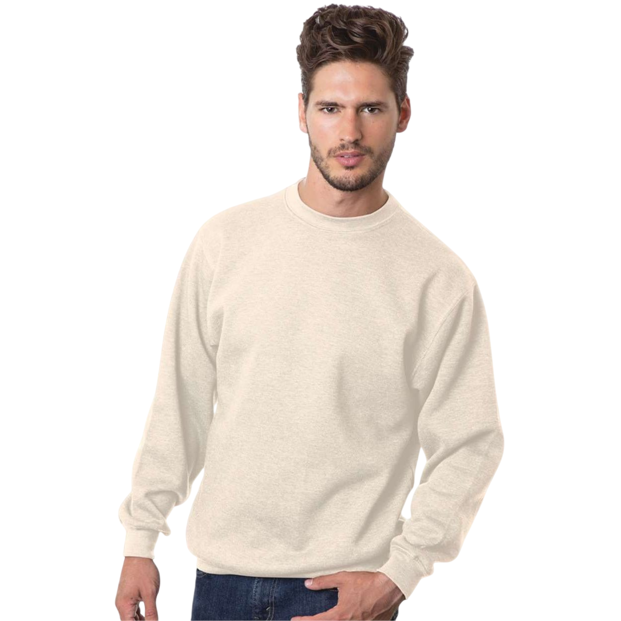 Bayside Unisex USA-Made Crewneck Sweatshirt Product Image