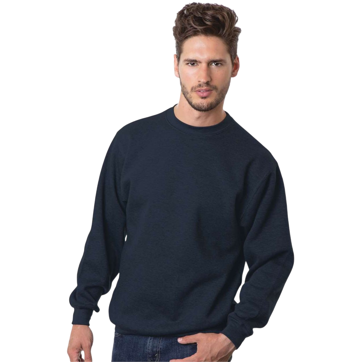 Bayside Unisex USA-Made Crewneck Sweatshirt Product Image