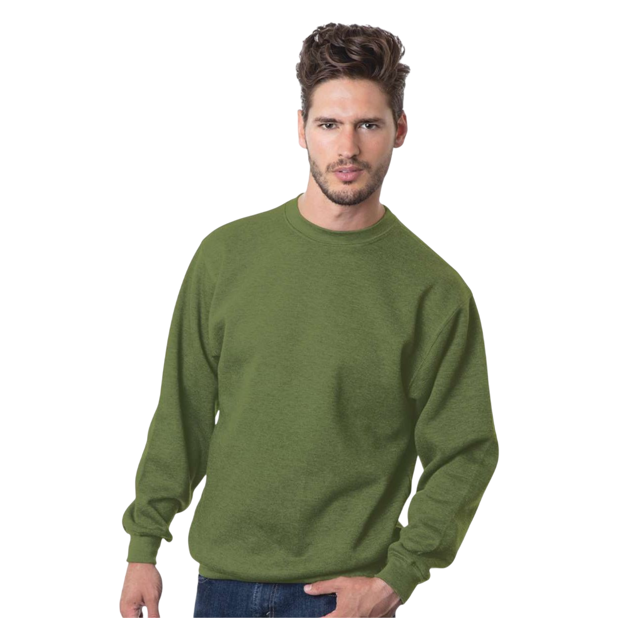 Bayside Unisex USA-Made Crewneck Sweatshirt Product Image