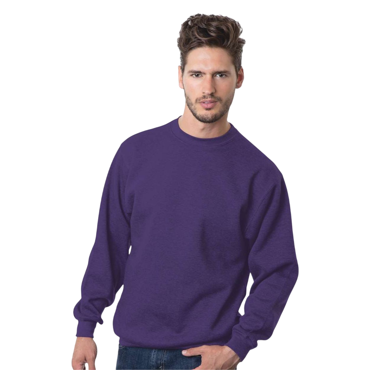 Bayside Unisex USA-Made Crewneck Sweatshirt Product Image