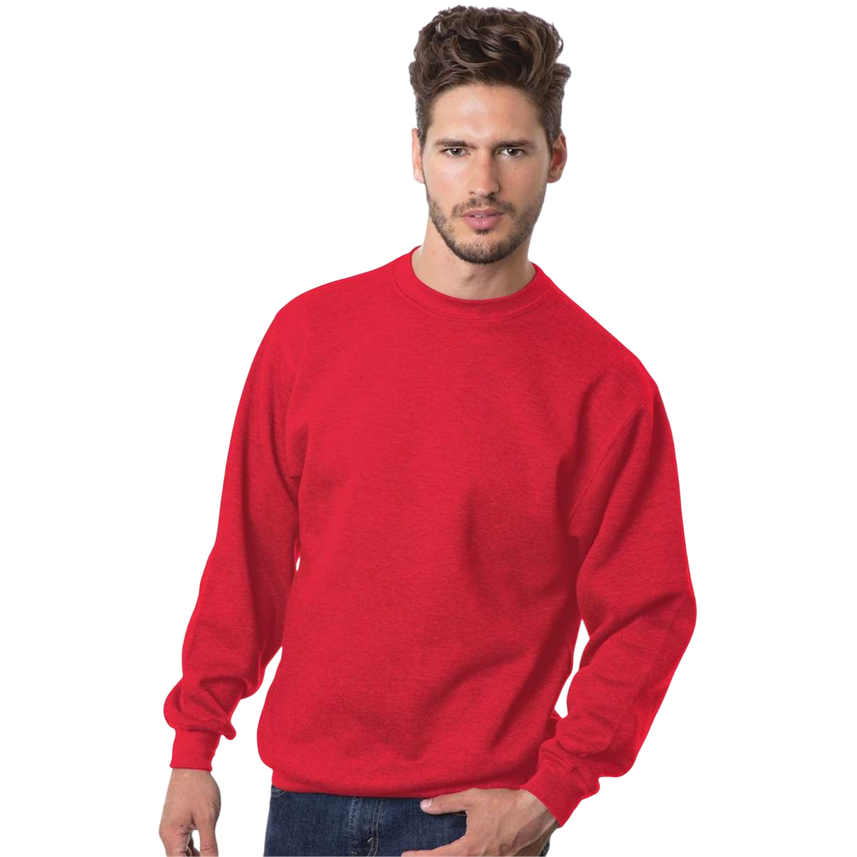 Bayside Unisex USA-Made Crewneck Sweatshirt Product Image