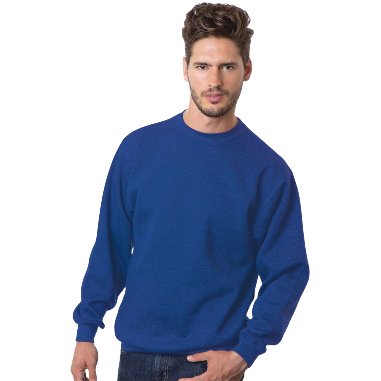 Bayside Unisex USA-Made Crewneck Sweatshirt Product Image