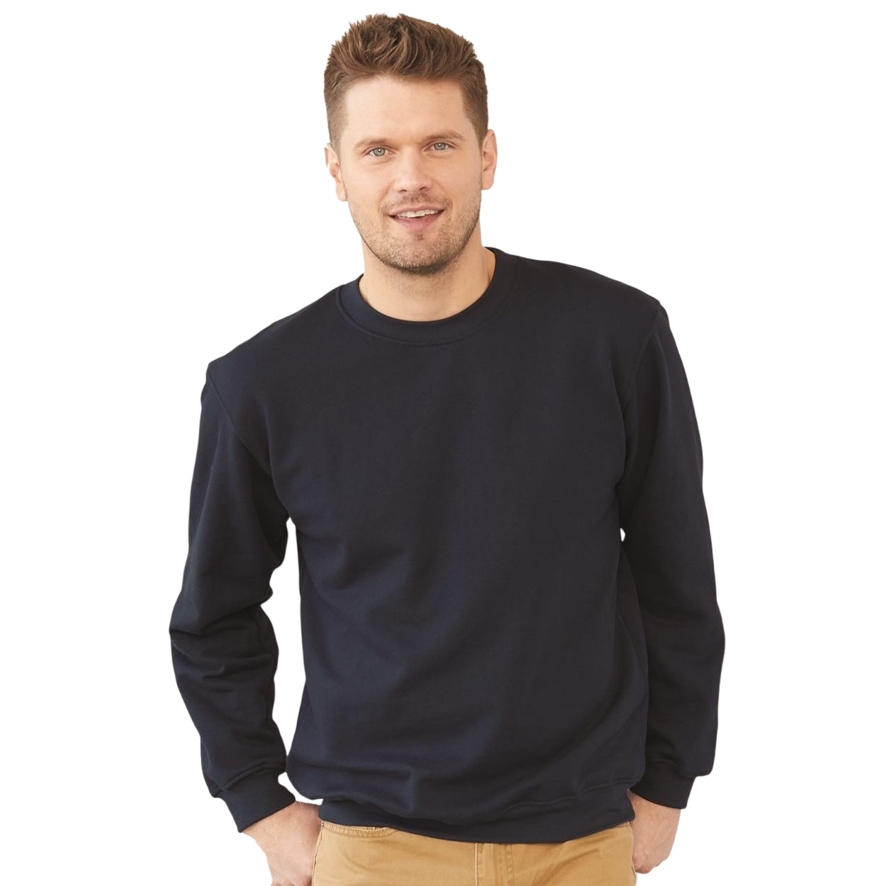 Bayside Unisex USA-Made Crewneck Sweatshirt Product Image