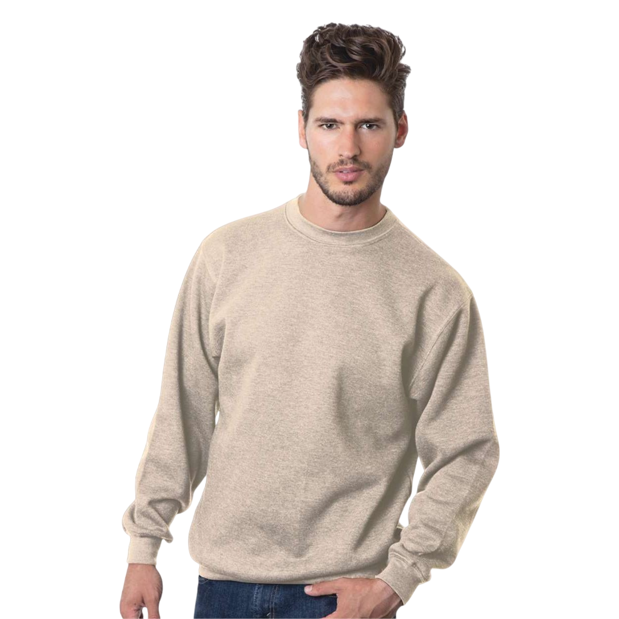 Bayside Unisex USA-Made Crewneck Sweatshirt Product Image
