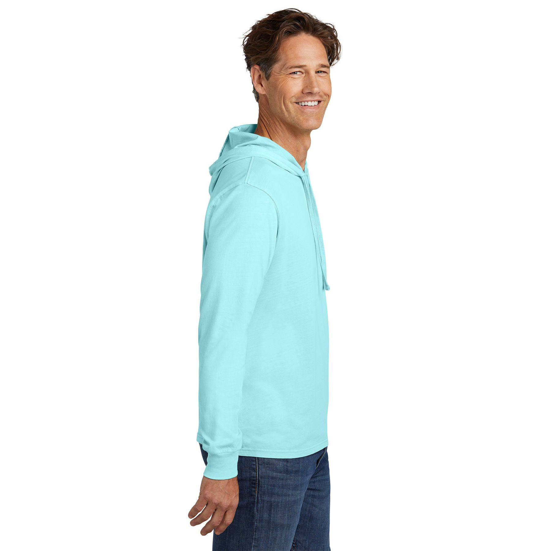 Allmade® Unisex Mineral Dye Organic Cotton Hoodie Tee Product Image