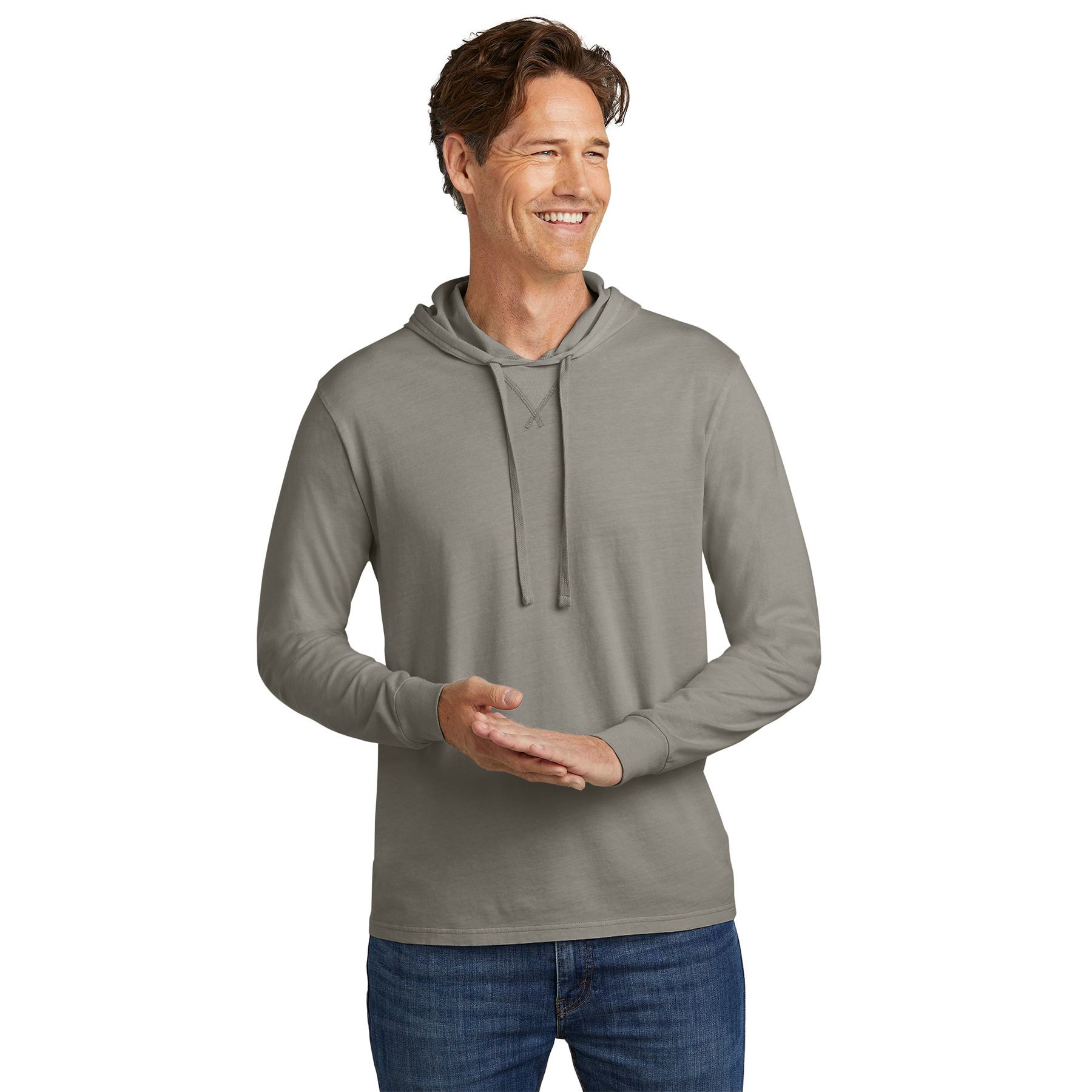 Allmade® Unisex Mineral Dye Organic Cotton Hoodie Tee Product Image