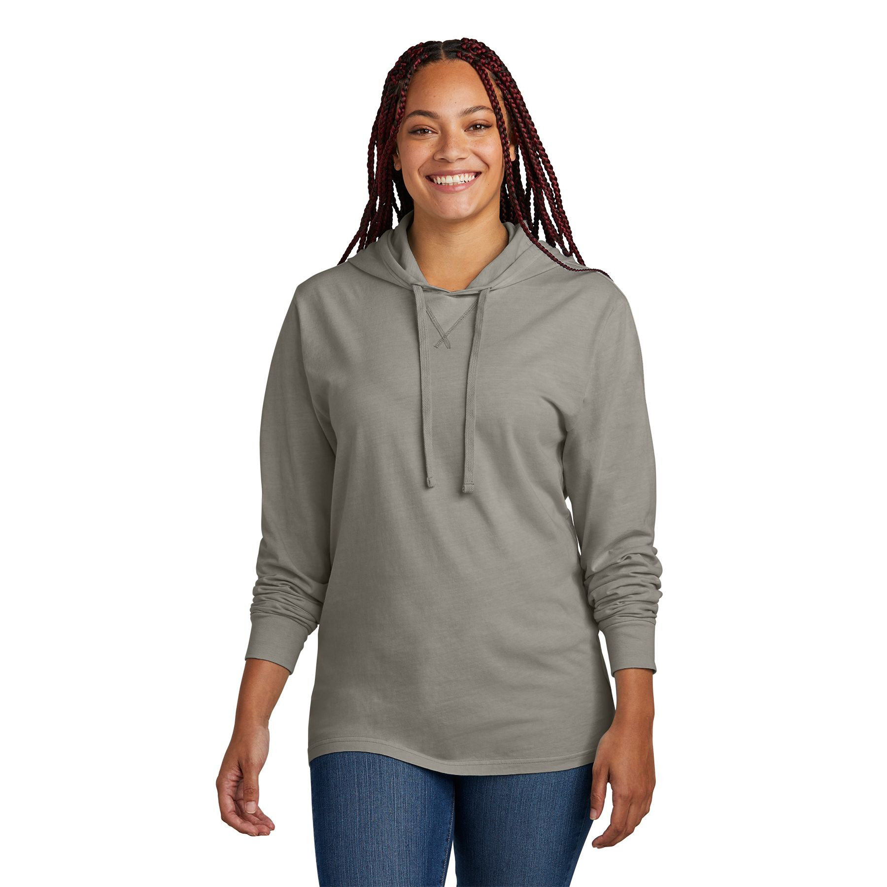 Allmade® Unisex Mineral Dye Organic Cotton Hoodie Tee Product Image