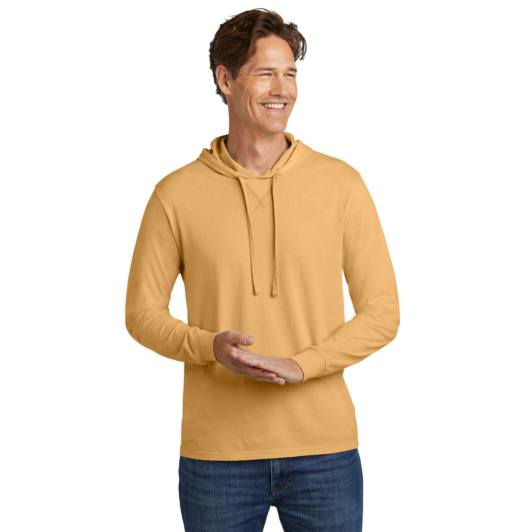 Allmade® Unisex Mineral Dye Organic Cotton Hoodie Tee Product Image