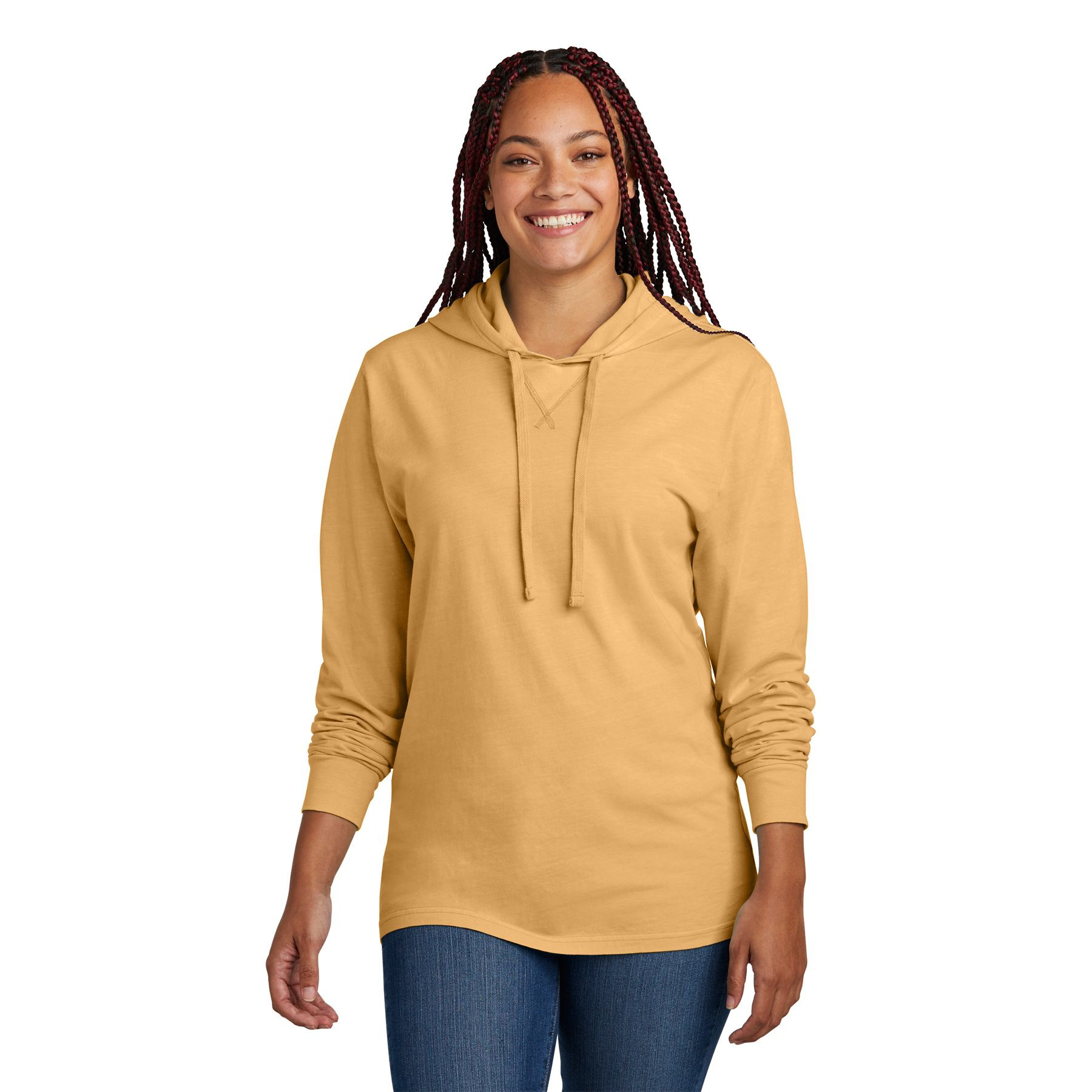 Allmade® Unisex Mineral Dye Organic Cotton Hoodie Tee Product Image