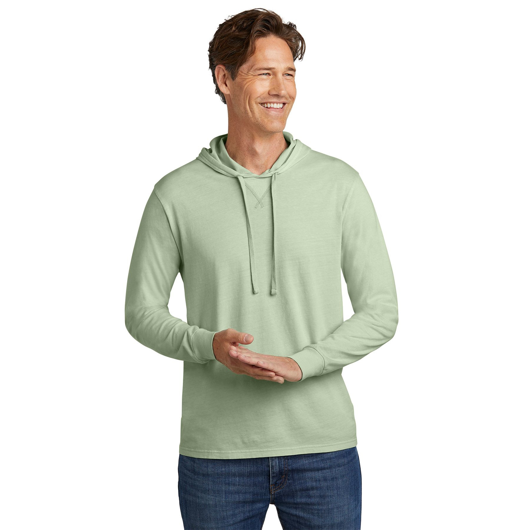 Allmade® Unisex Mineral Dye Organic Cotton Hoodie Tee Product Image