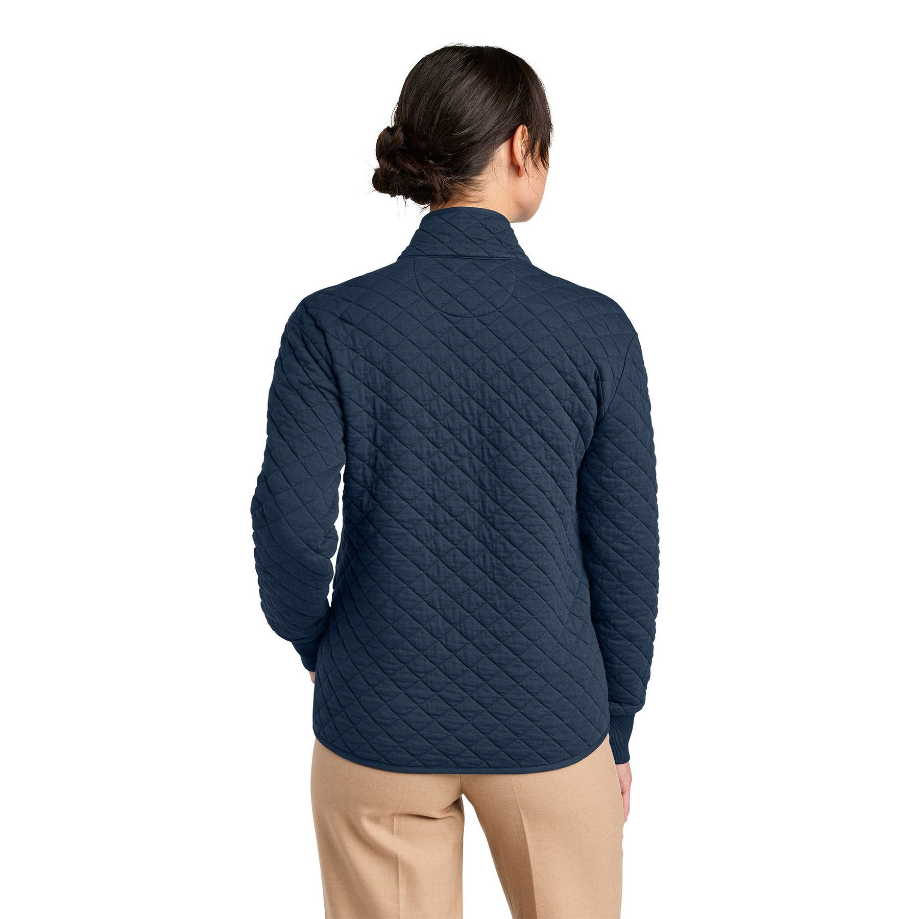 Brooks Brothers® Women’s Diamond Quilt Full-Zip Product Image