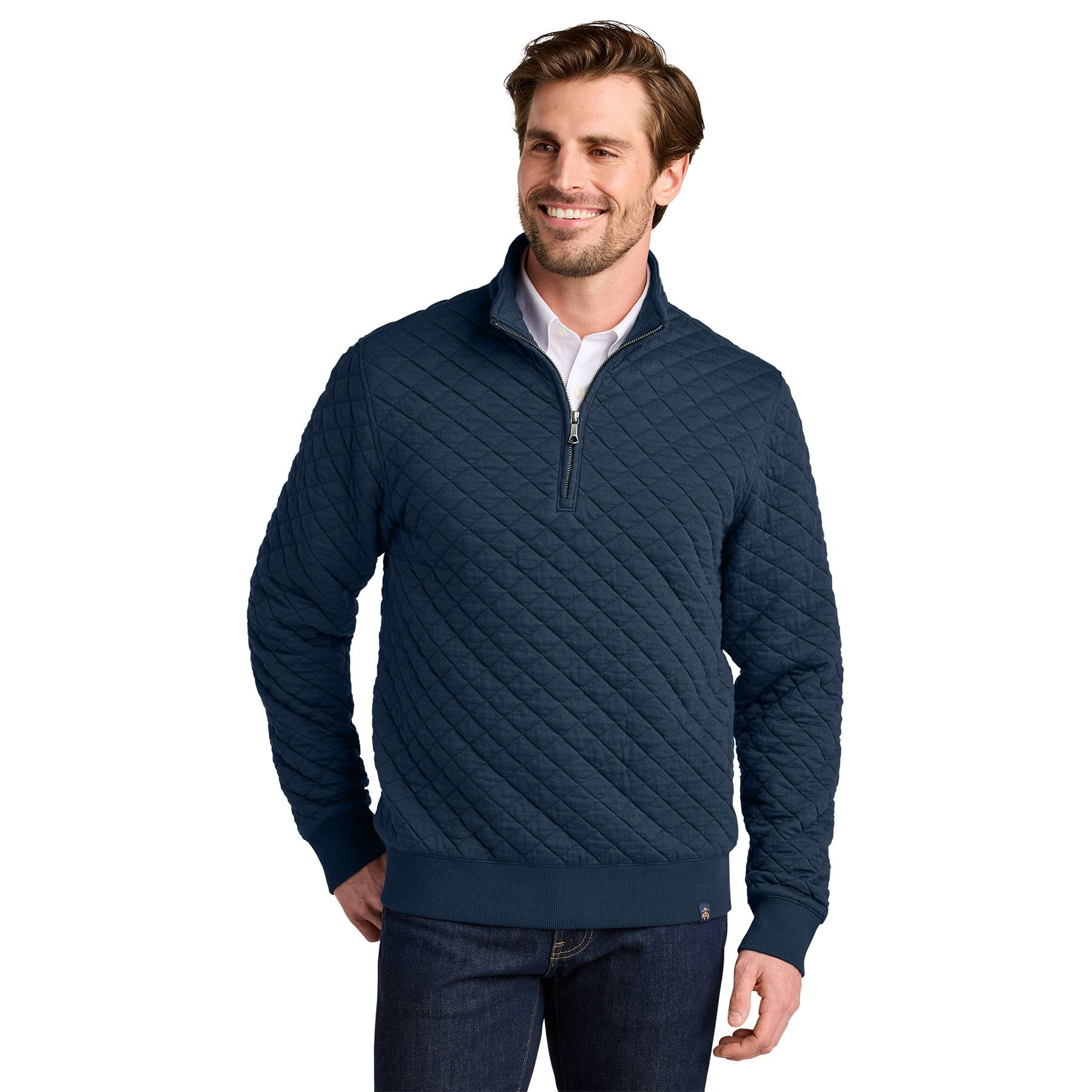 Brooks Brothers® Diamond Quilt 1/4-Zip Product Image