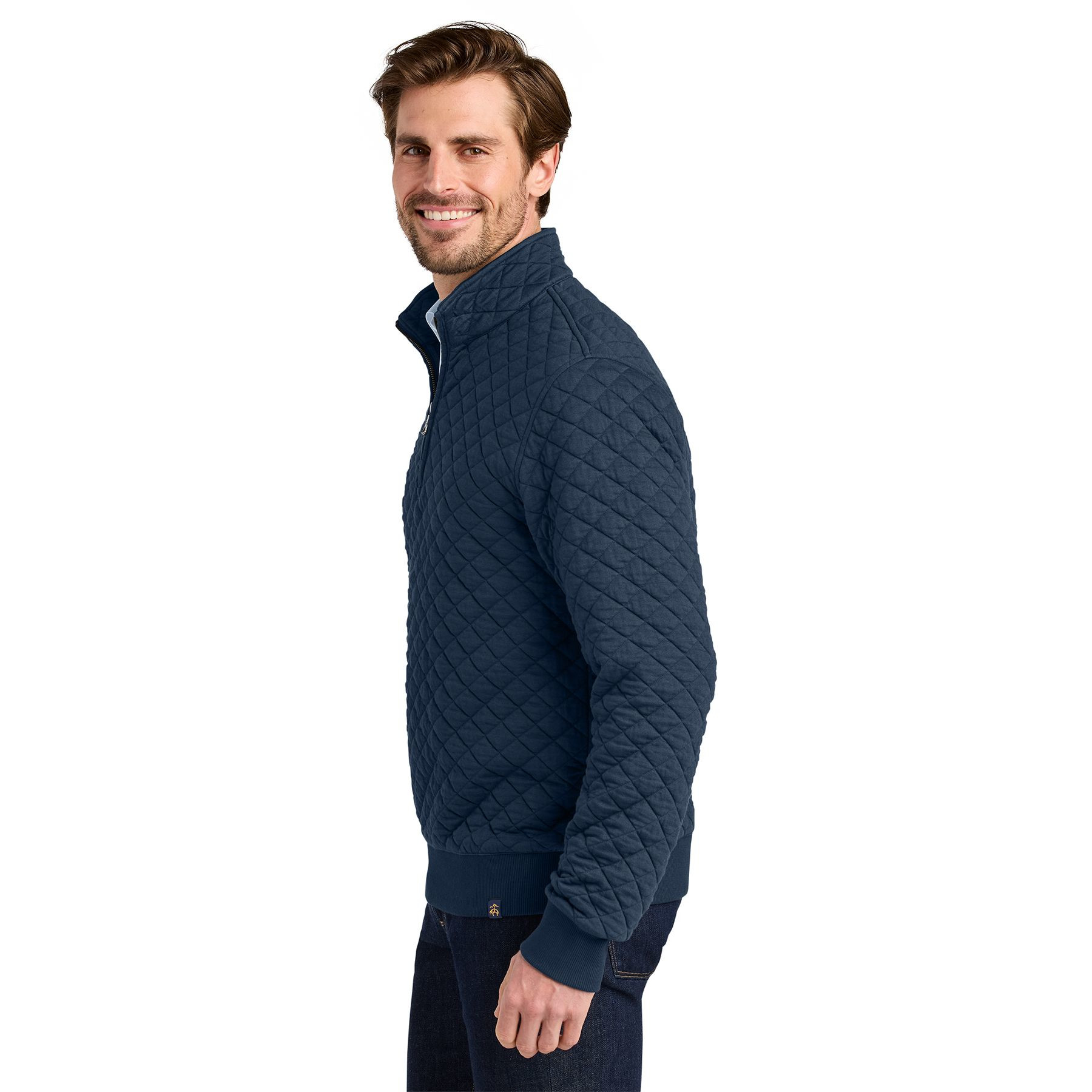 Brooks Brothers® Diamond Quilt 1/4-Zip Product Image