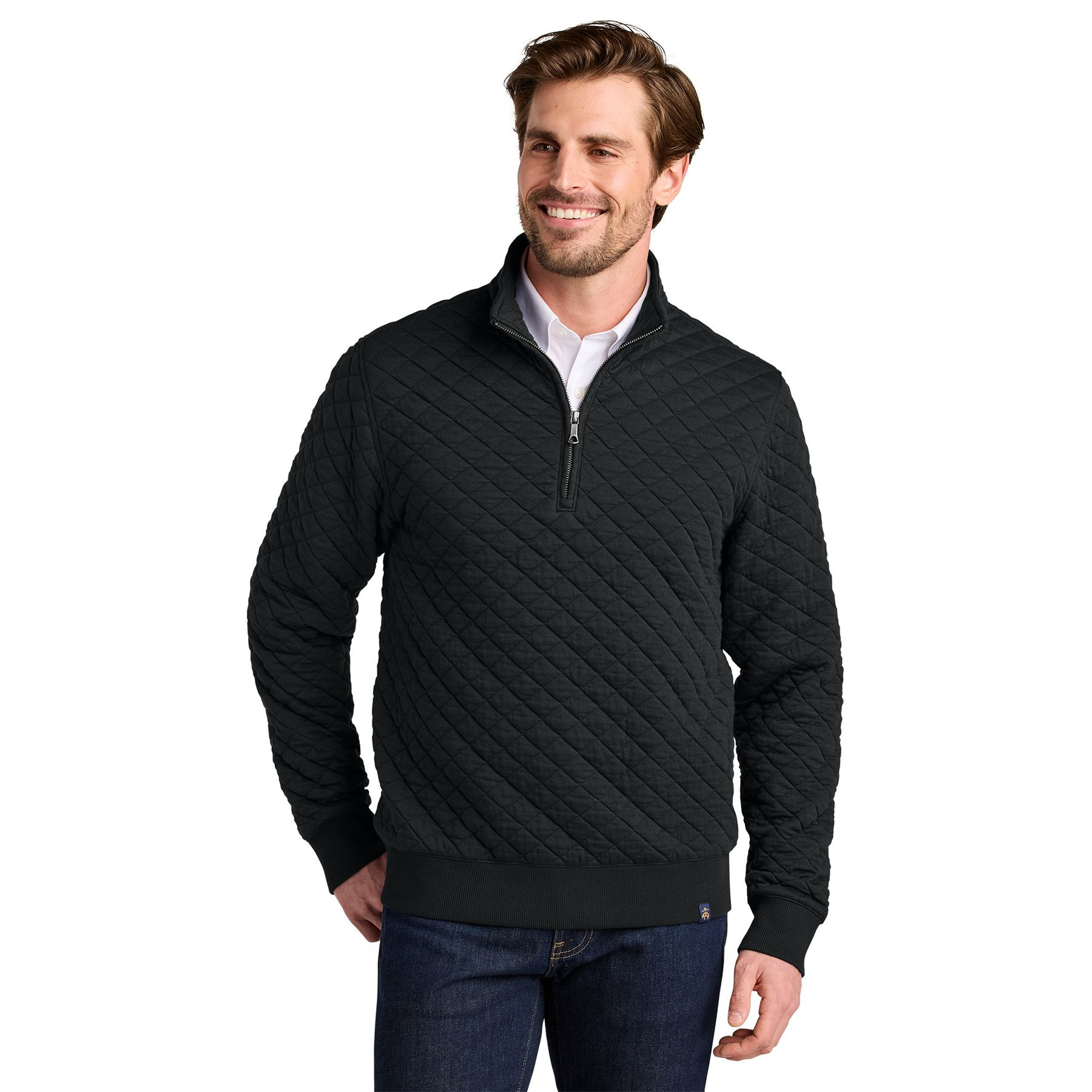 Brooks Brothers® Diamond Quilt 1/4-Zip Product Image