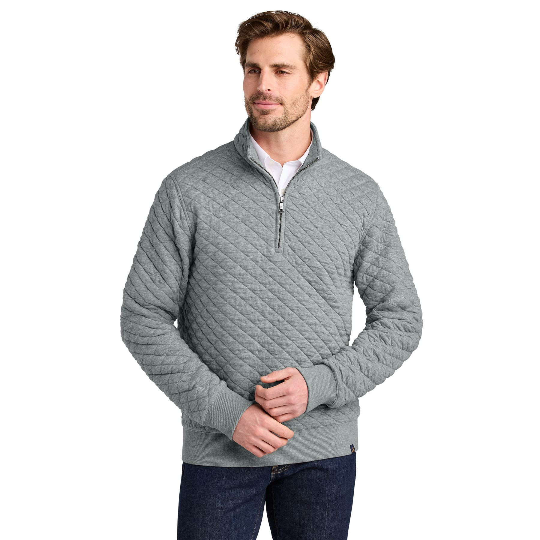 Brooks Brothers® Diamond Quilt 1/4-Zip Product Image