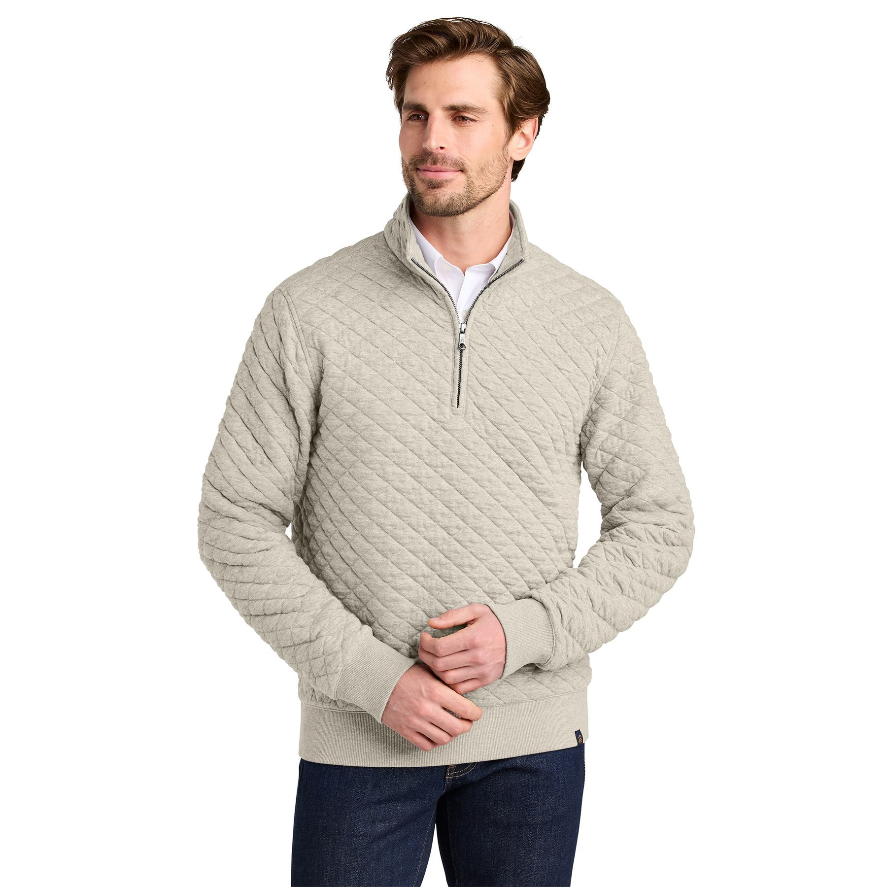 Brooks Brothers® Diamond Quilt 1/4-Zip Product Image