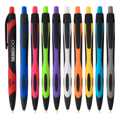 Sleek Write Two-Tone Rubberized Pen Product Image