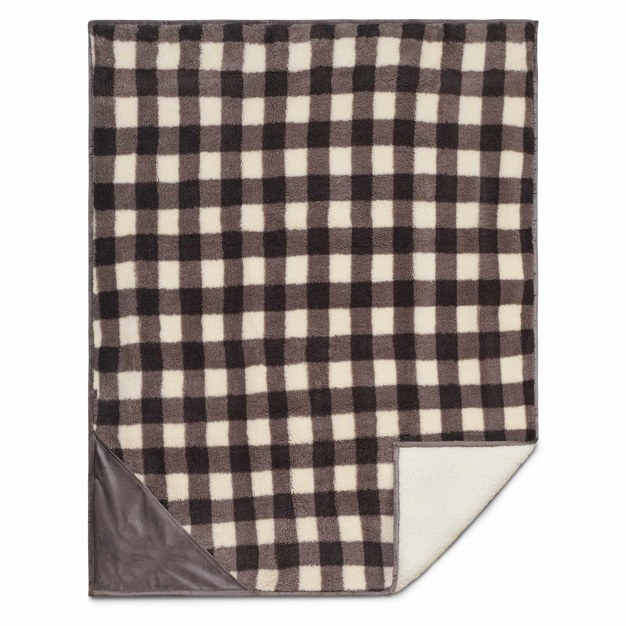 Field & Co. Double Sided Plaid Sherpa Blanket Product Image