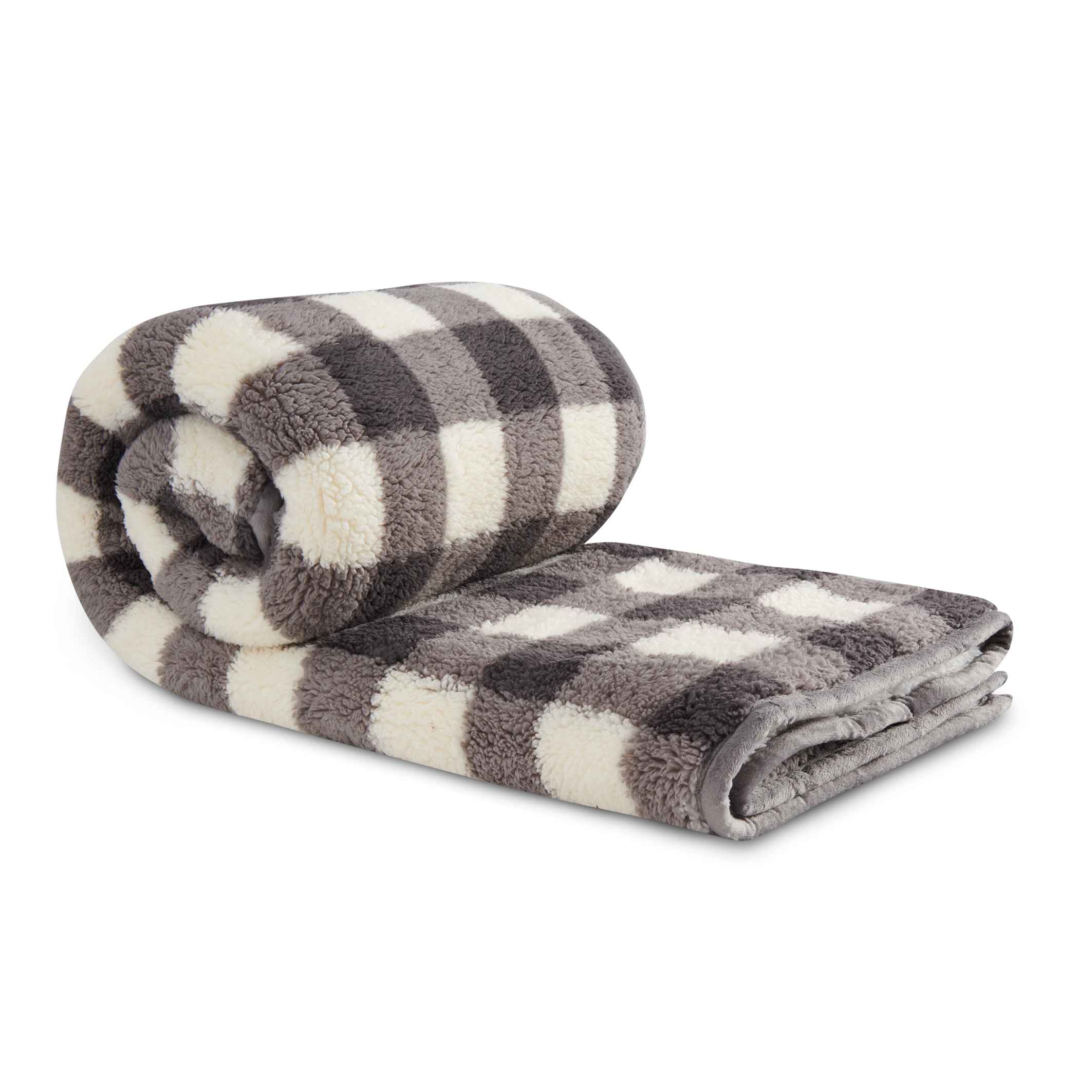 Field & Co. Double Sided Plaid Sherpa Blanket Product Image