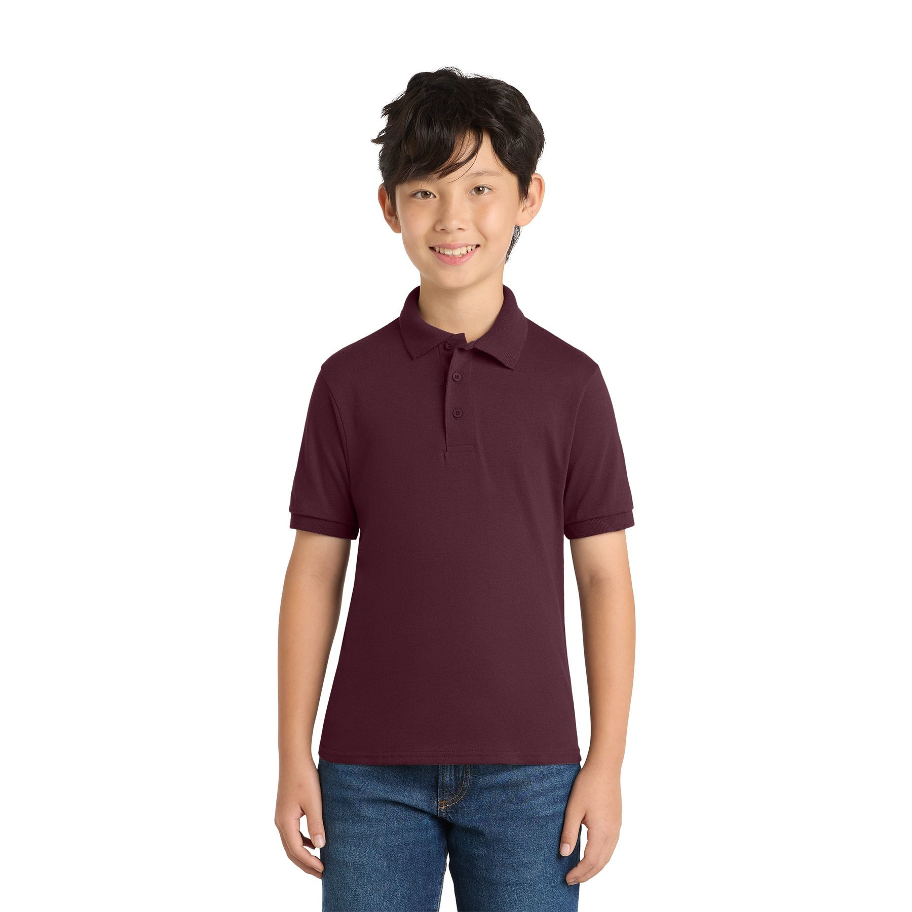 Port & Company Youth Core Blend Jersey Knit Polo Product Image