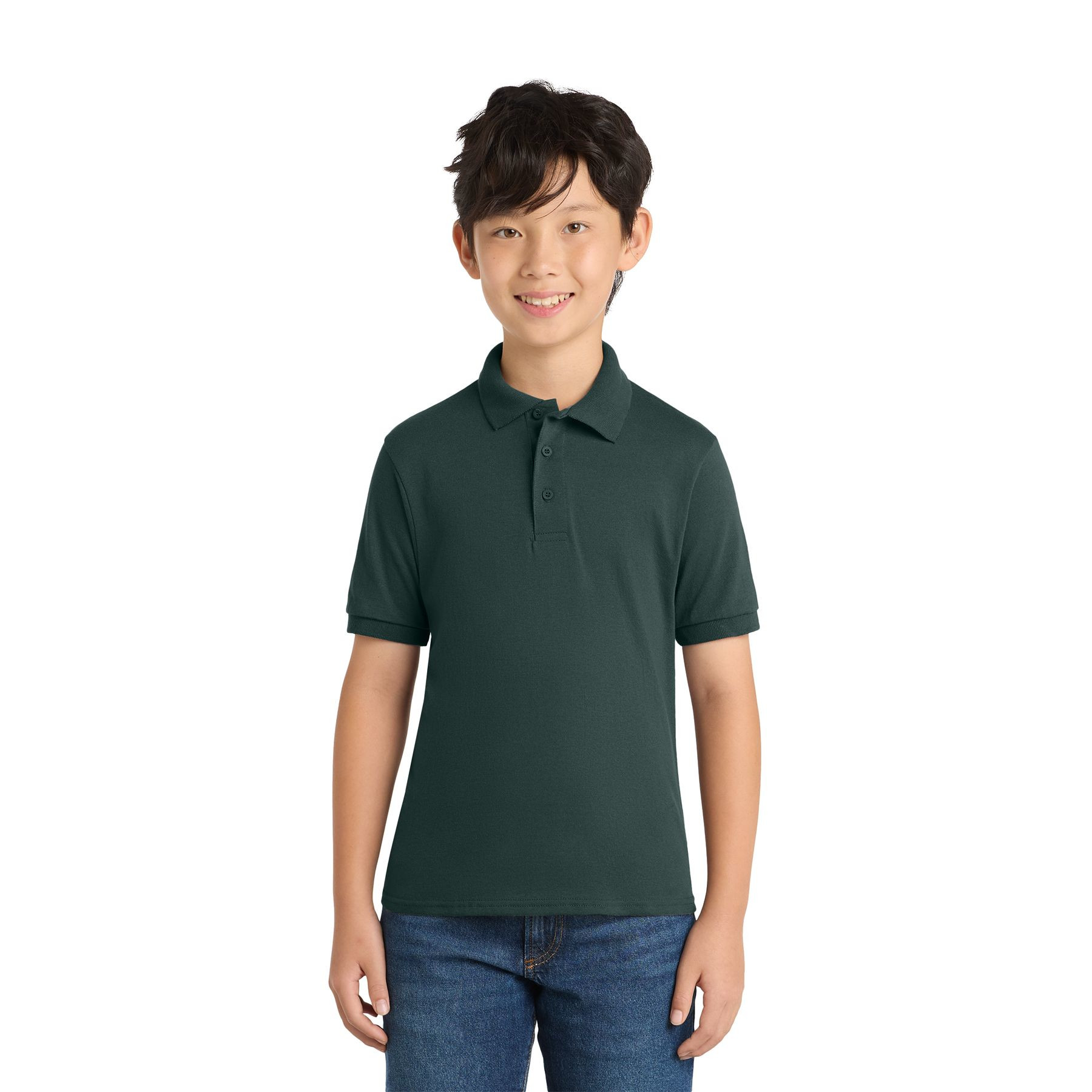 Port & Company Youth Core Blend Jersey Knit Polo Product Image