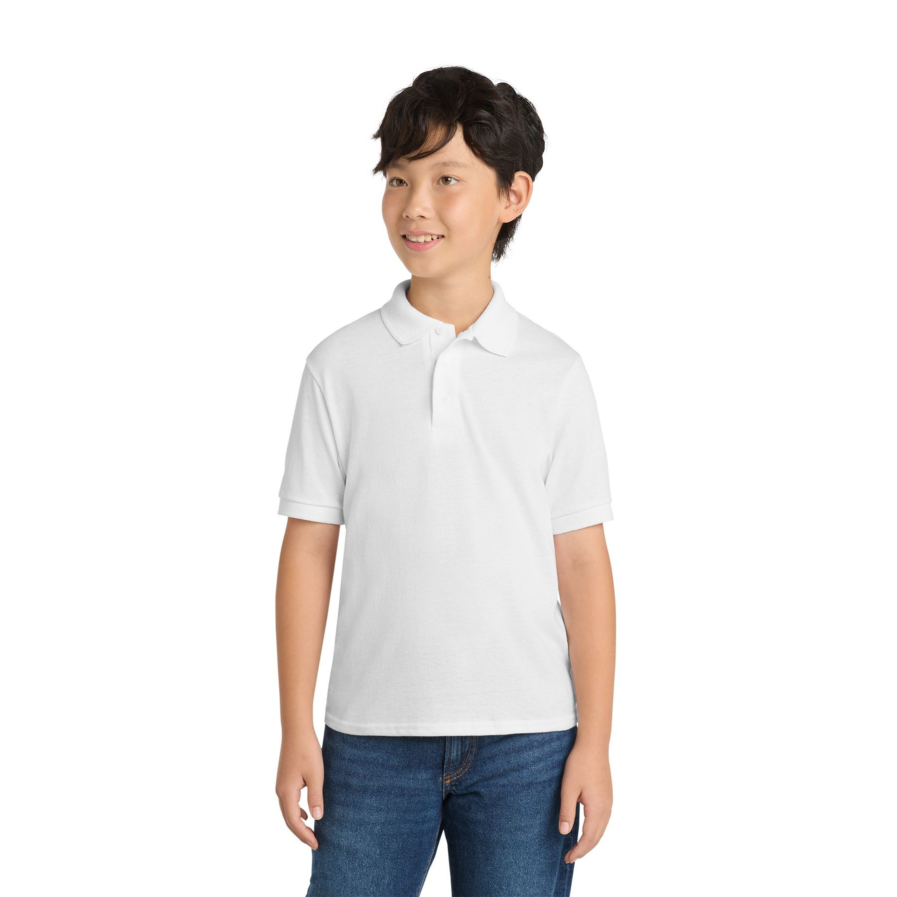 Port & Company Youth Core Blend Jersey Knit Polo Product Image