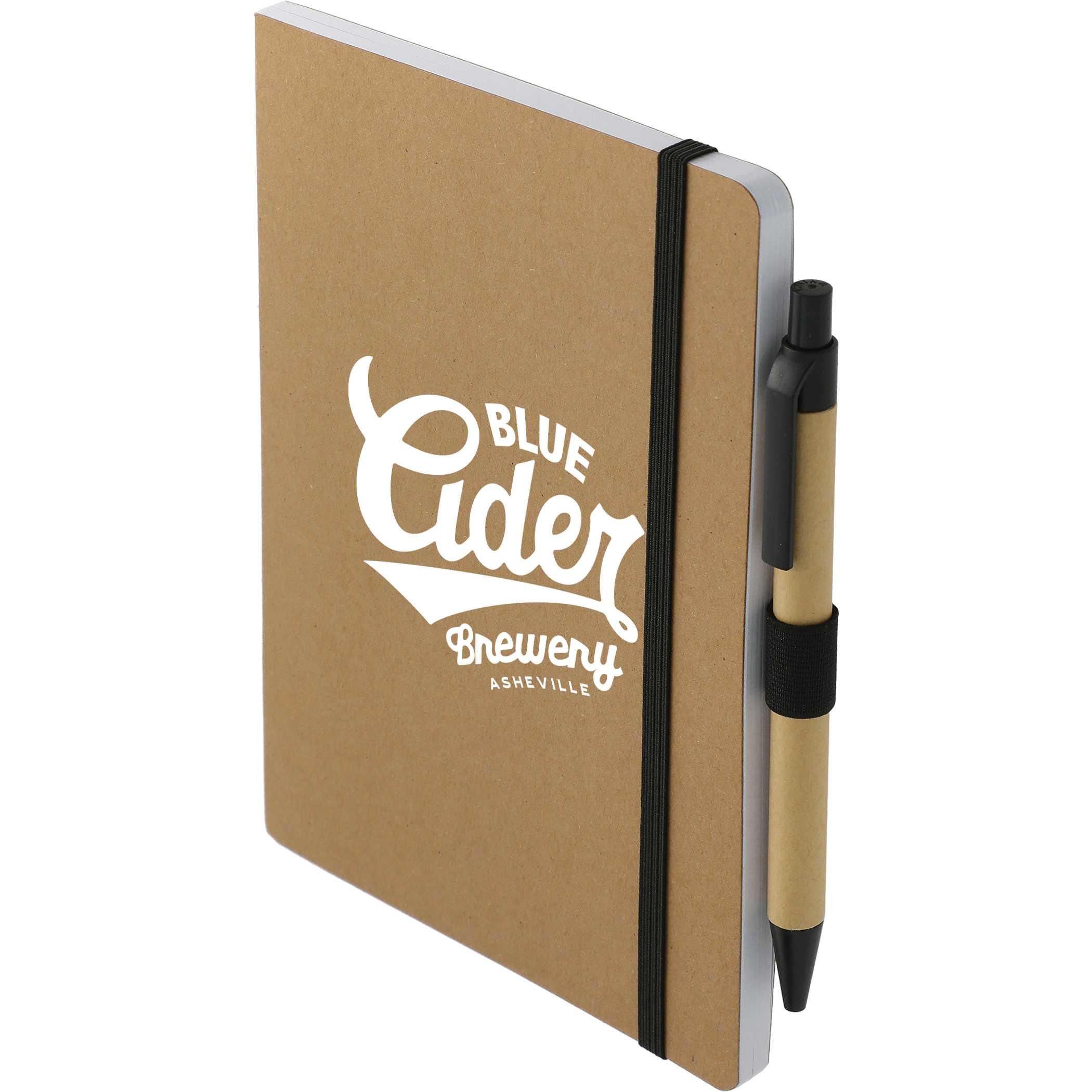 5" x 7" FSC® Recycled Notebook and Pen Set Product Image