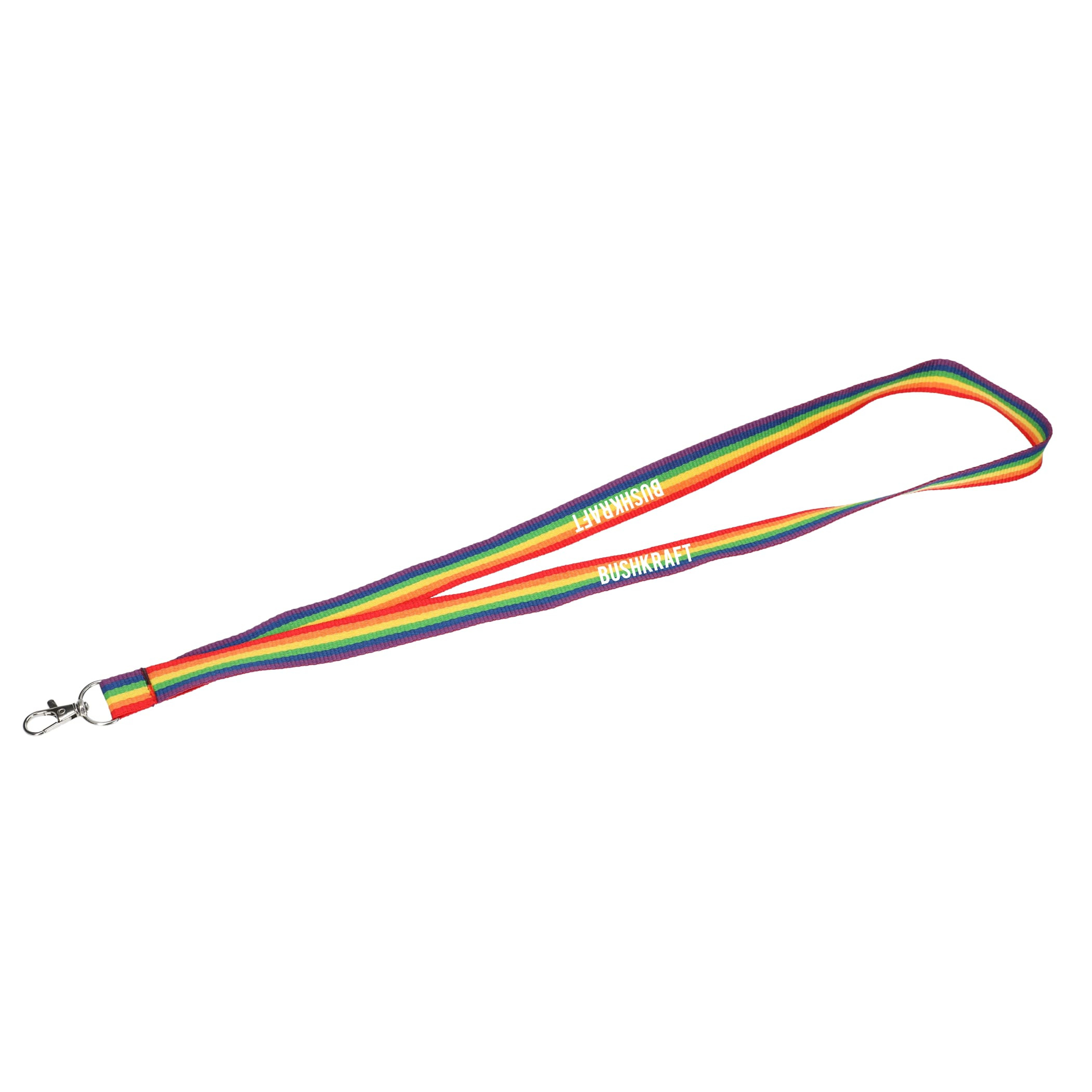 Recycled Polyester Rainbow Lanyard Product Image