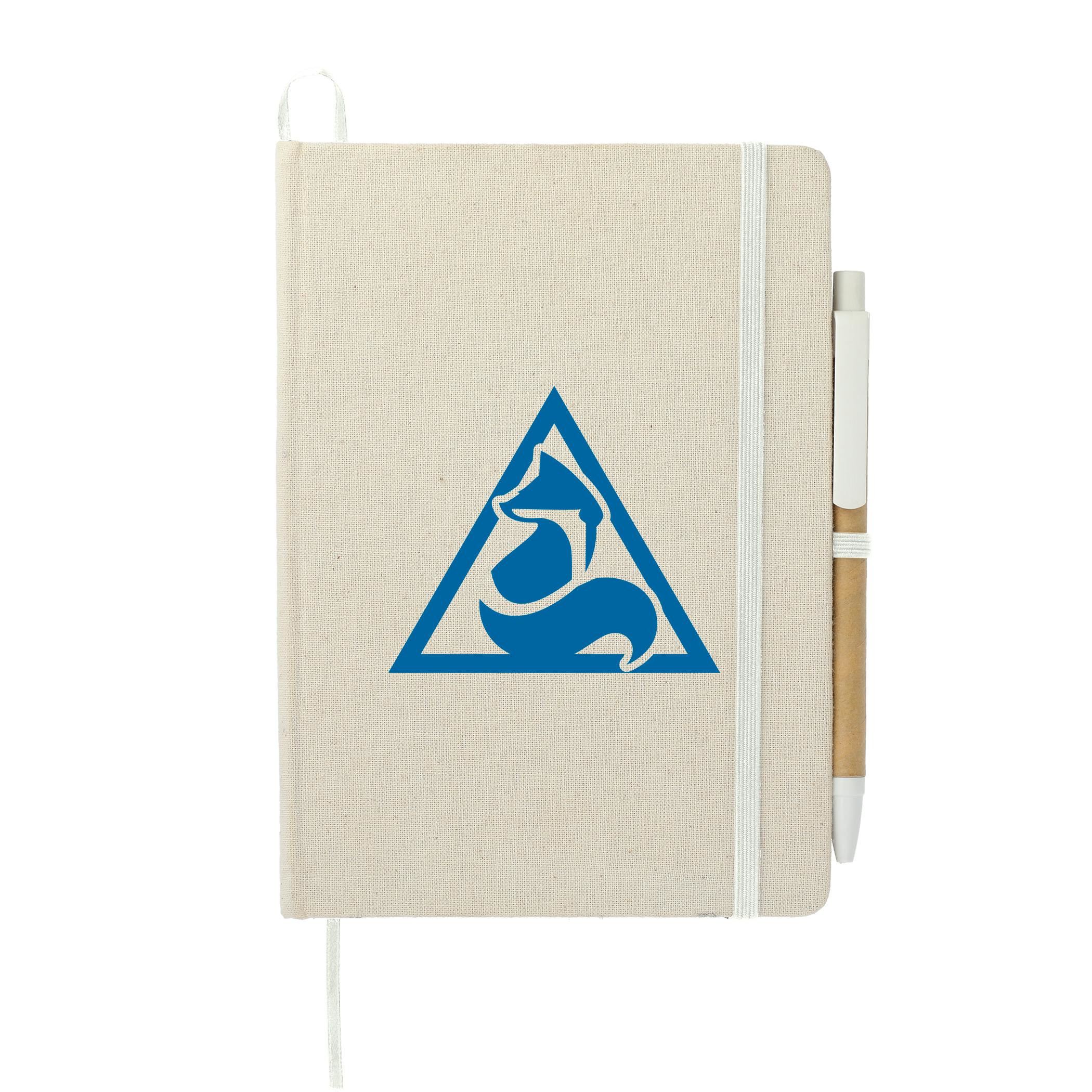 5" x 7" Organic Cotton Bound Notebook w/Pen Product Image