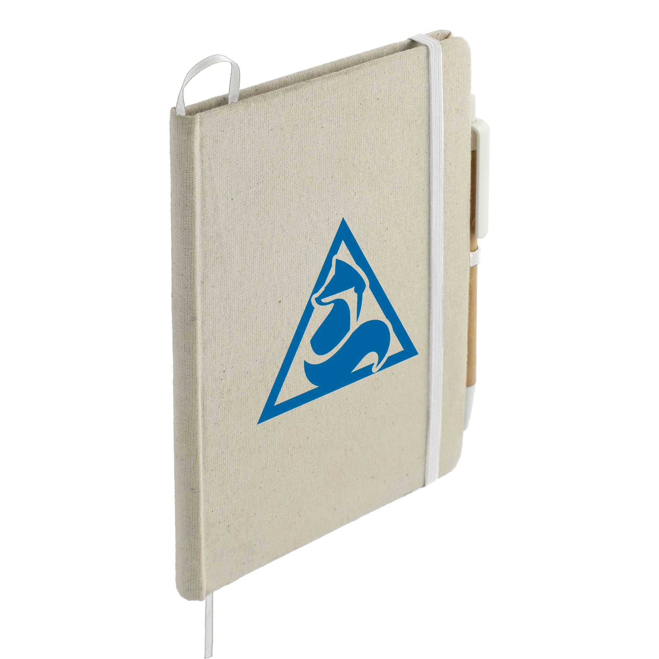 5" x 7" Organic Cotton Bound Notebook w/Pen Product Image