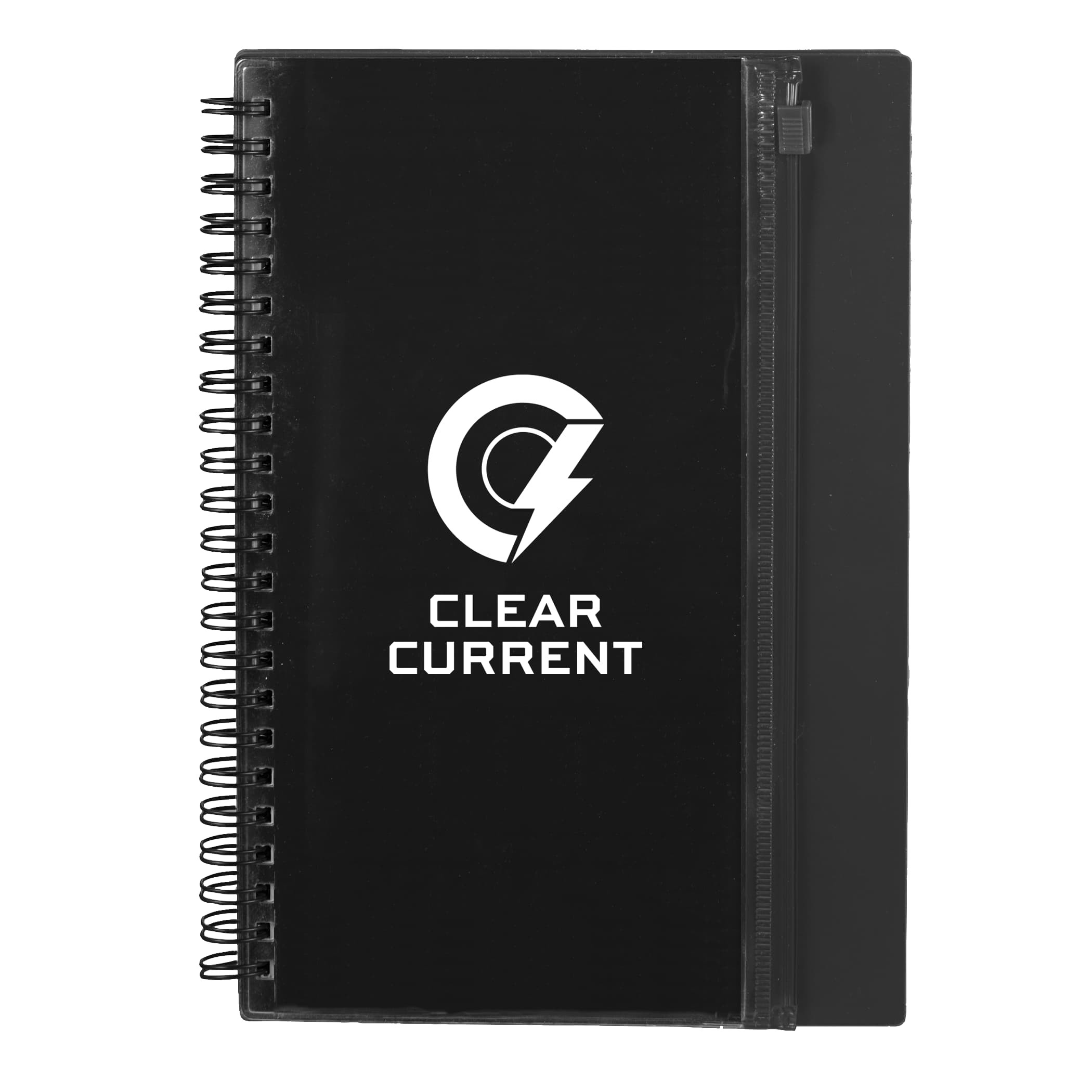 5.5" x 8.5" Spiral Notebook with Clear Pocket Product Image