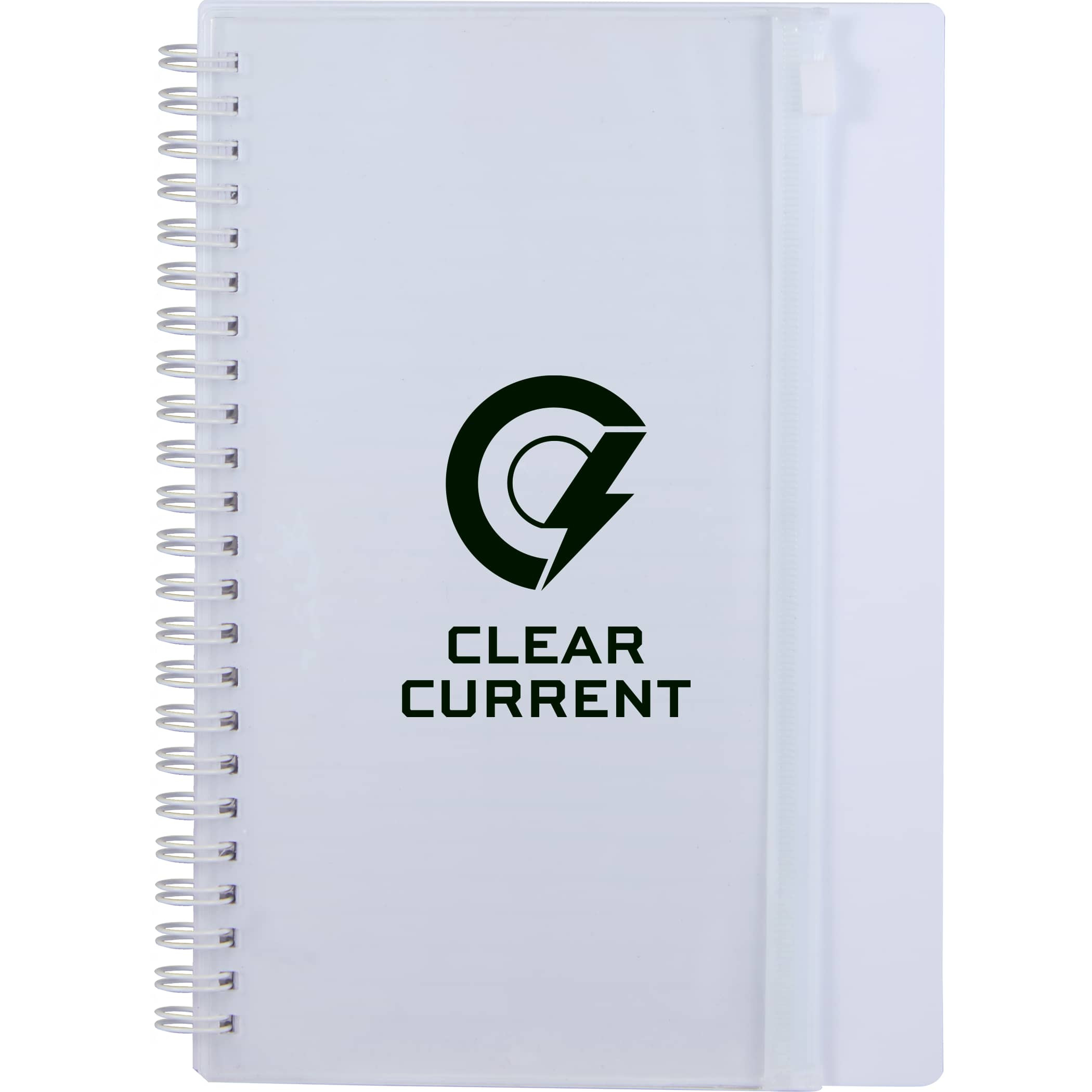 5.5" x 8.5" Spiral Notebook with Clear Pocket Product Image