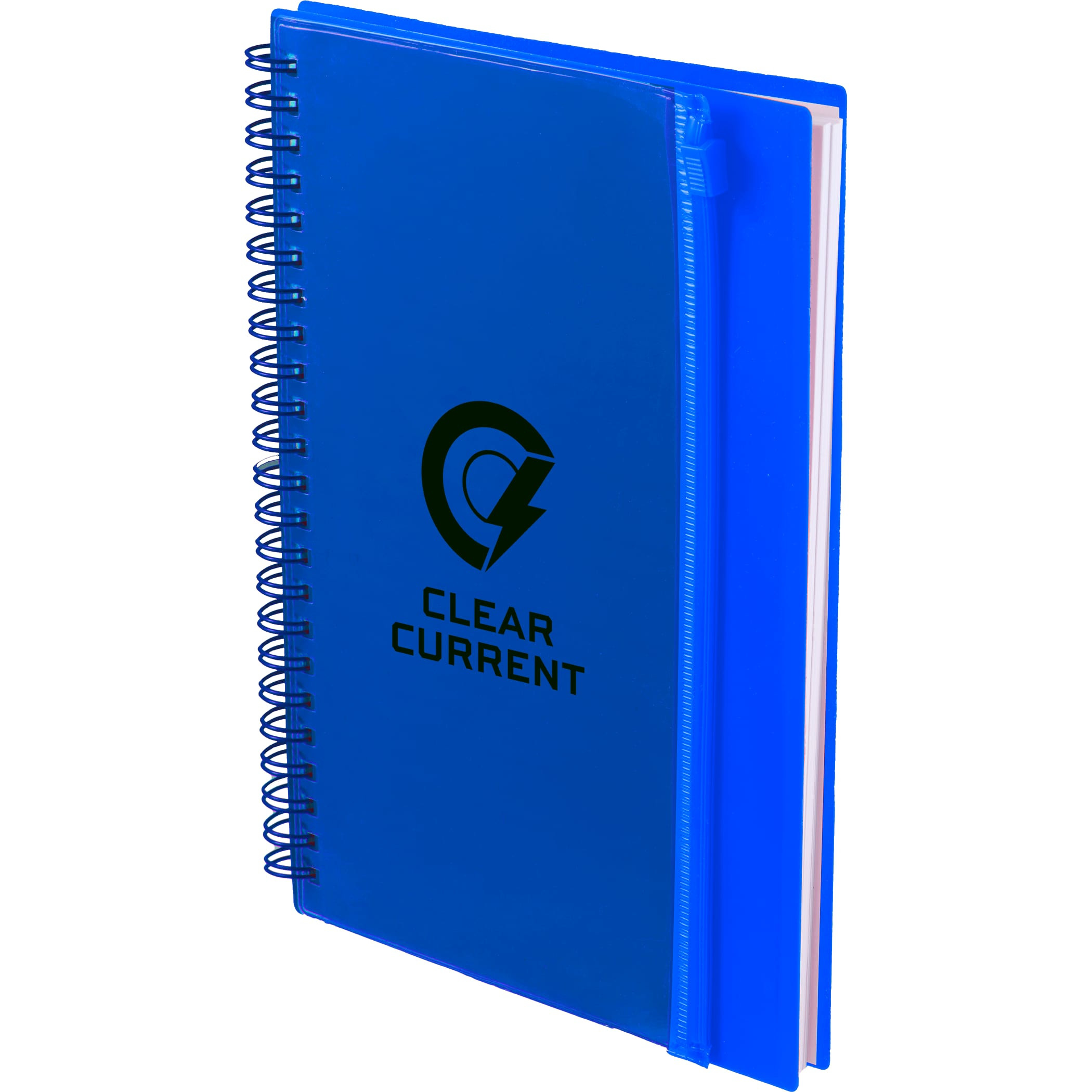 5.5" x 8.5" Spiral Notebook with Clear Pocket Product Image