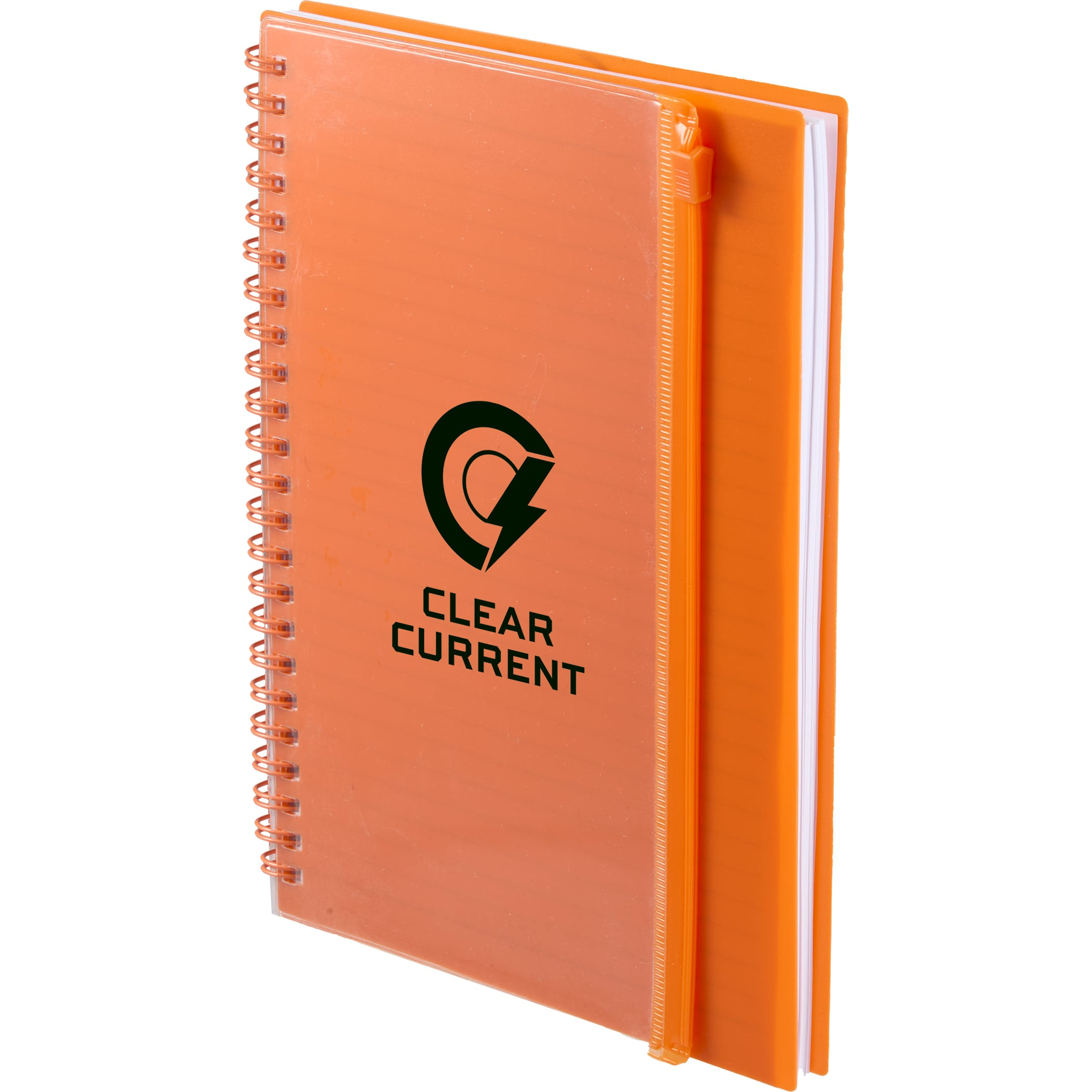 5.5" x 8.5" Spiral Notebook with Clear Pocket Product Image
