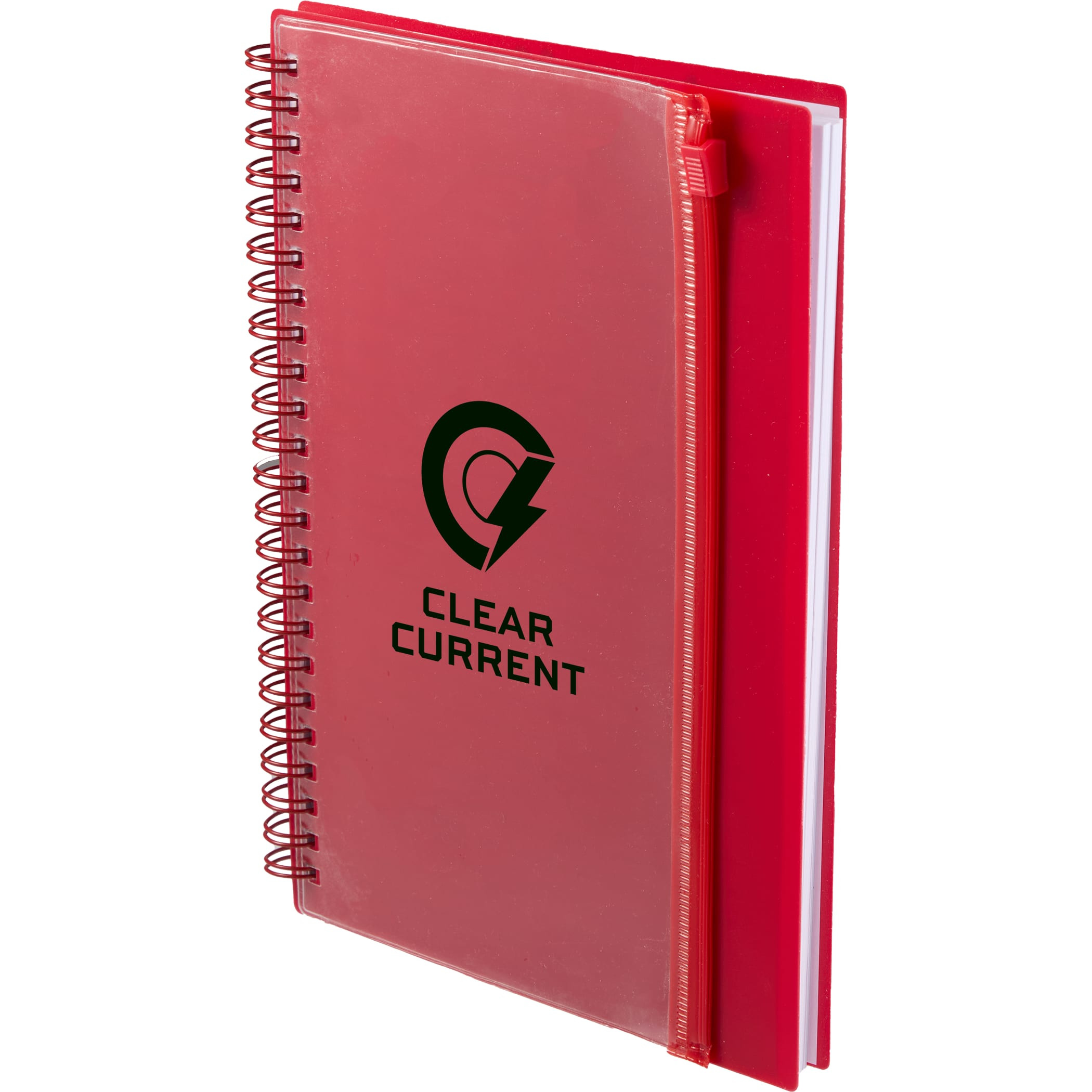 5.5" x 8.5" Spiral Notebook with Clear Pocket Product Image